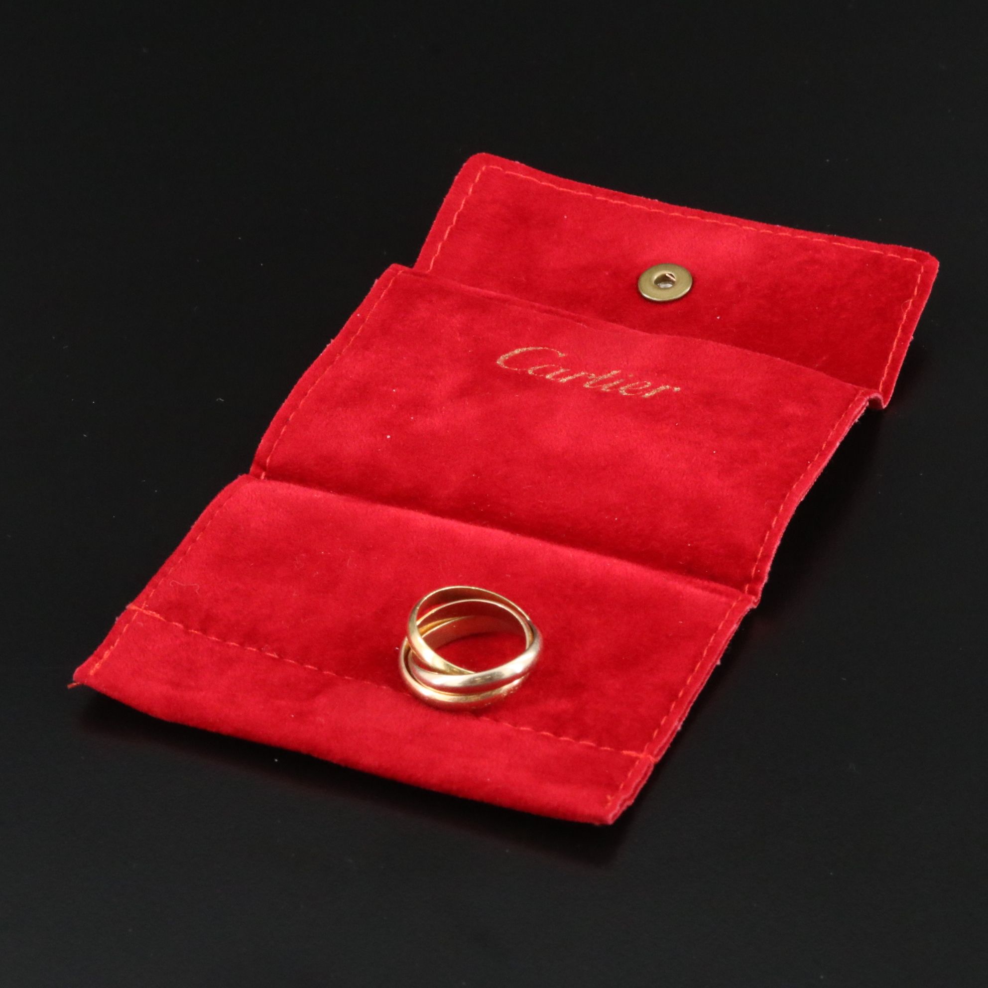 Cartier Must de Cartier Trinity 18K Tri-Color Gold Ring