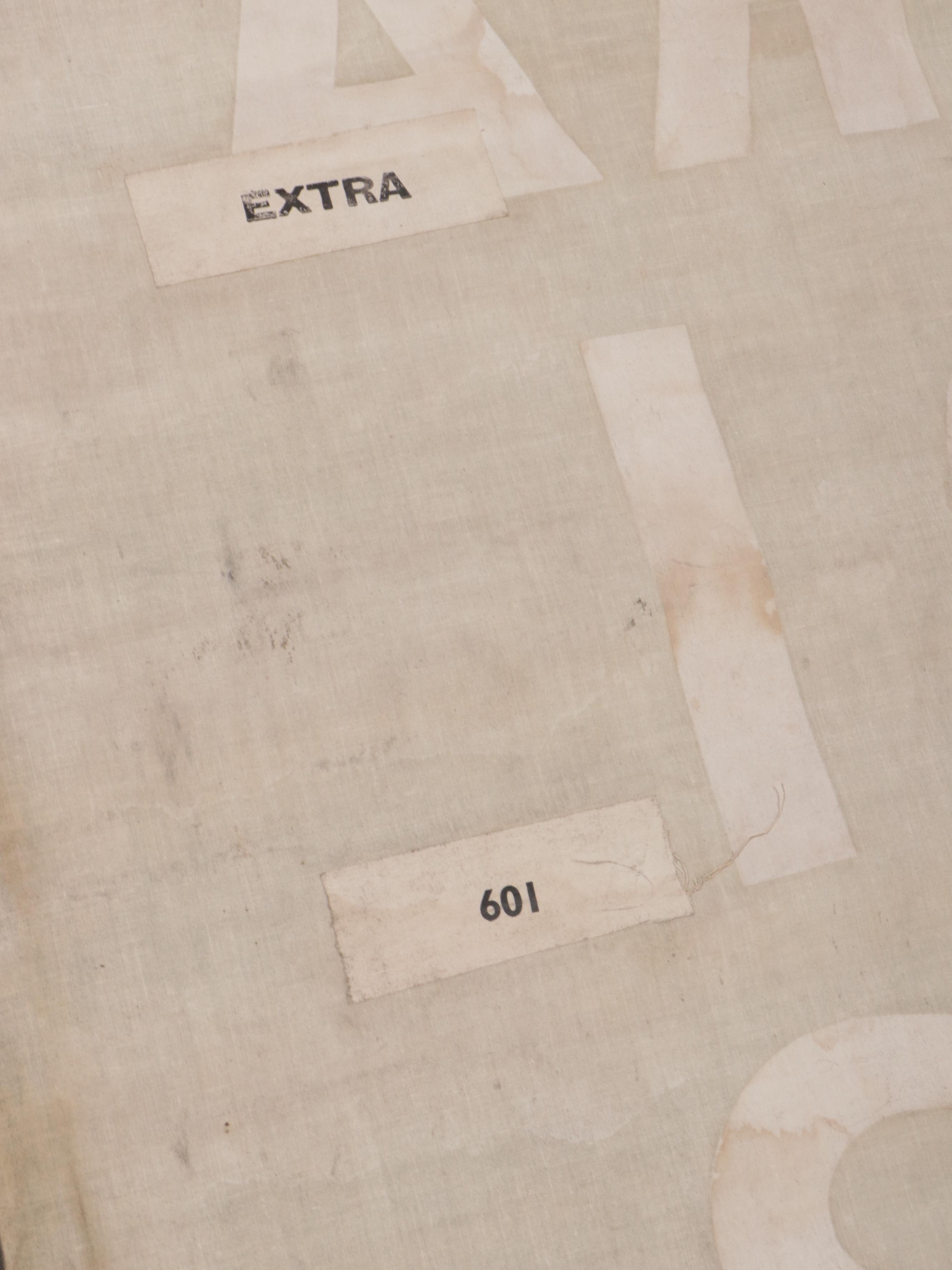 Vintage Bus Route Banner, 1950