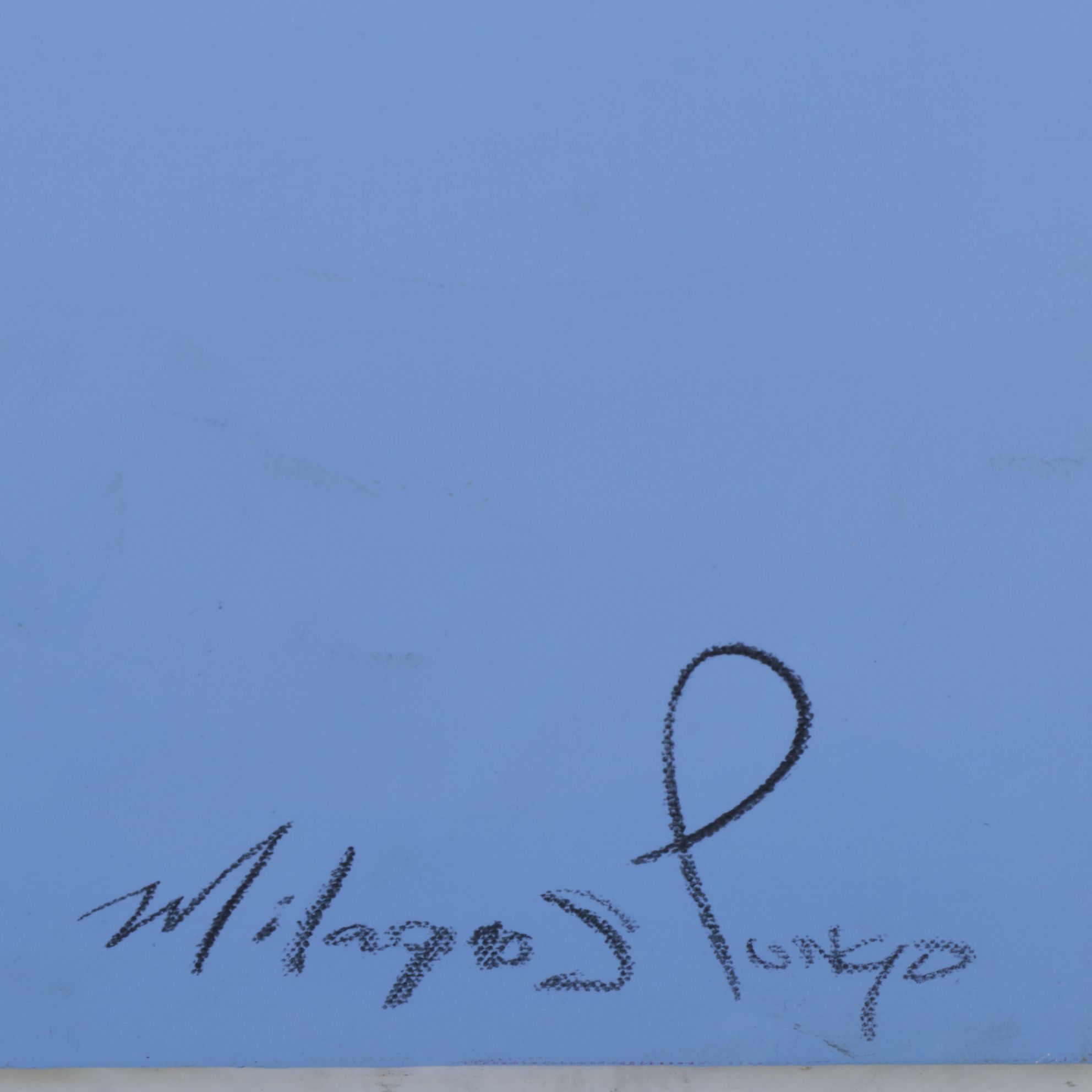 Milagros Pongo Minimalist Abstract Mixed Media Painting, Early 21st Century