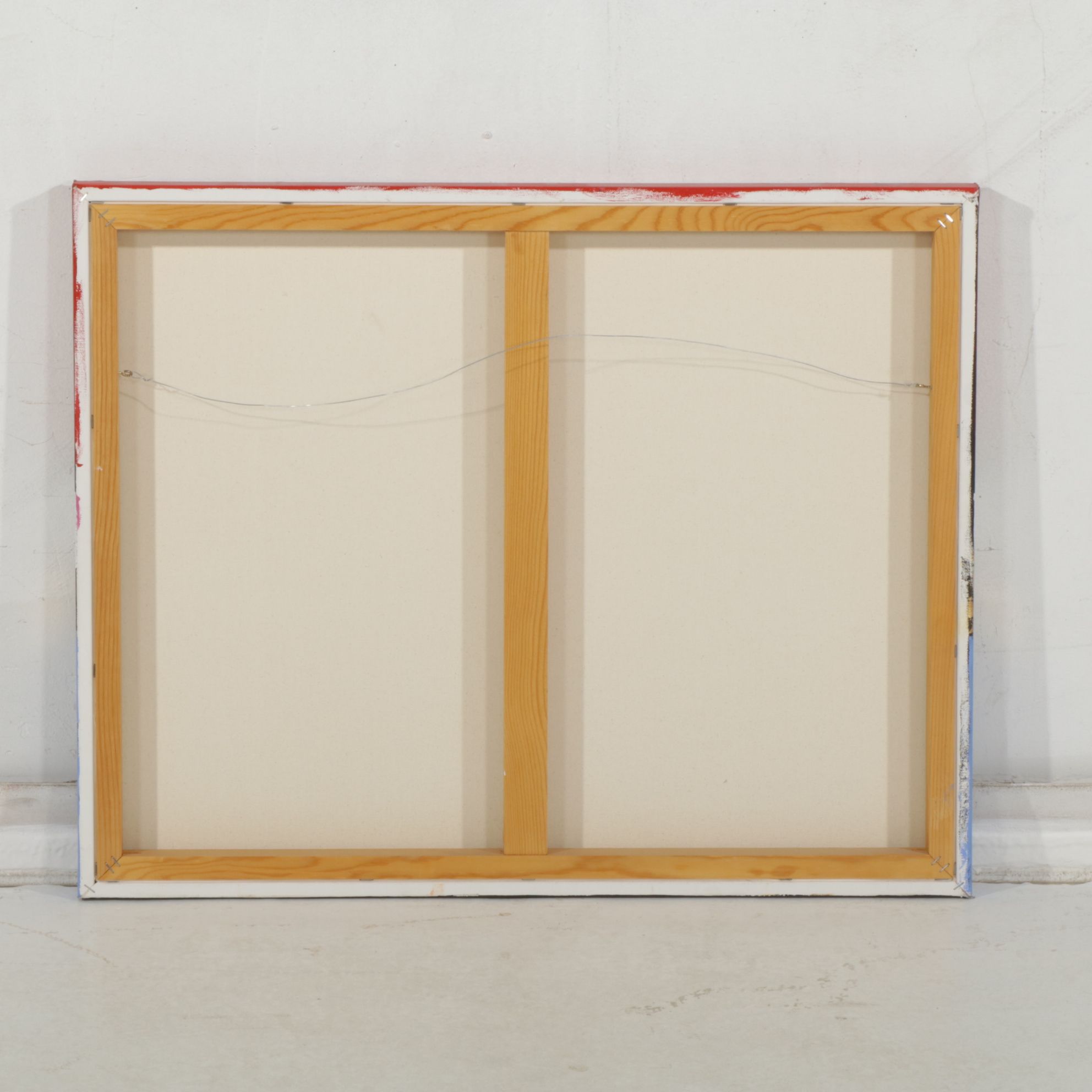 Milagros Pongo Minimalist Abstract Mixed Media Painting, Early 21st Century