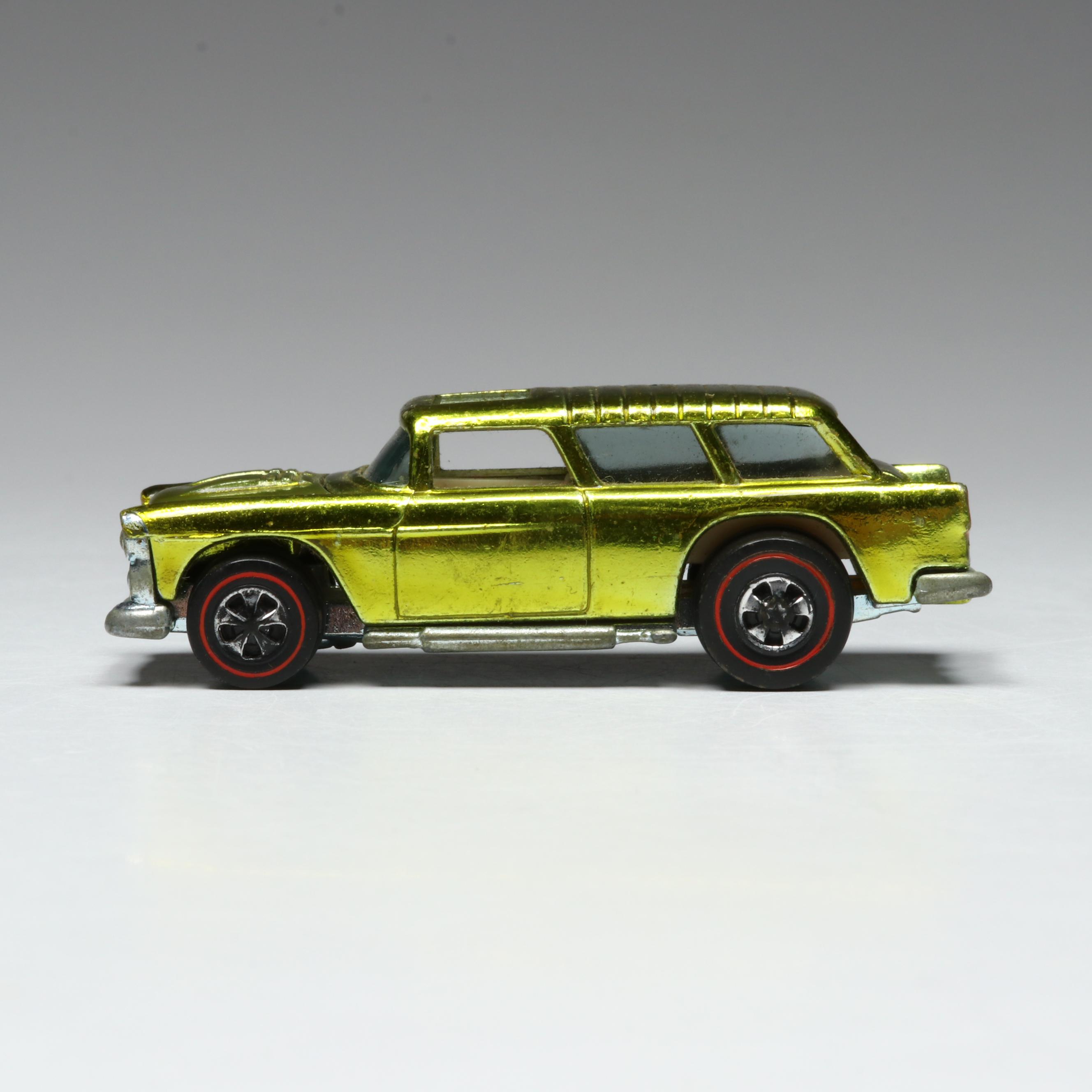 Hot Wheels "Classic Nomad" Yellow Redline Toy Car, 1970