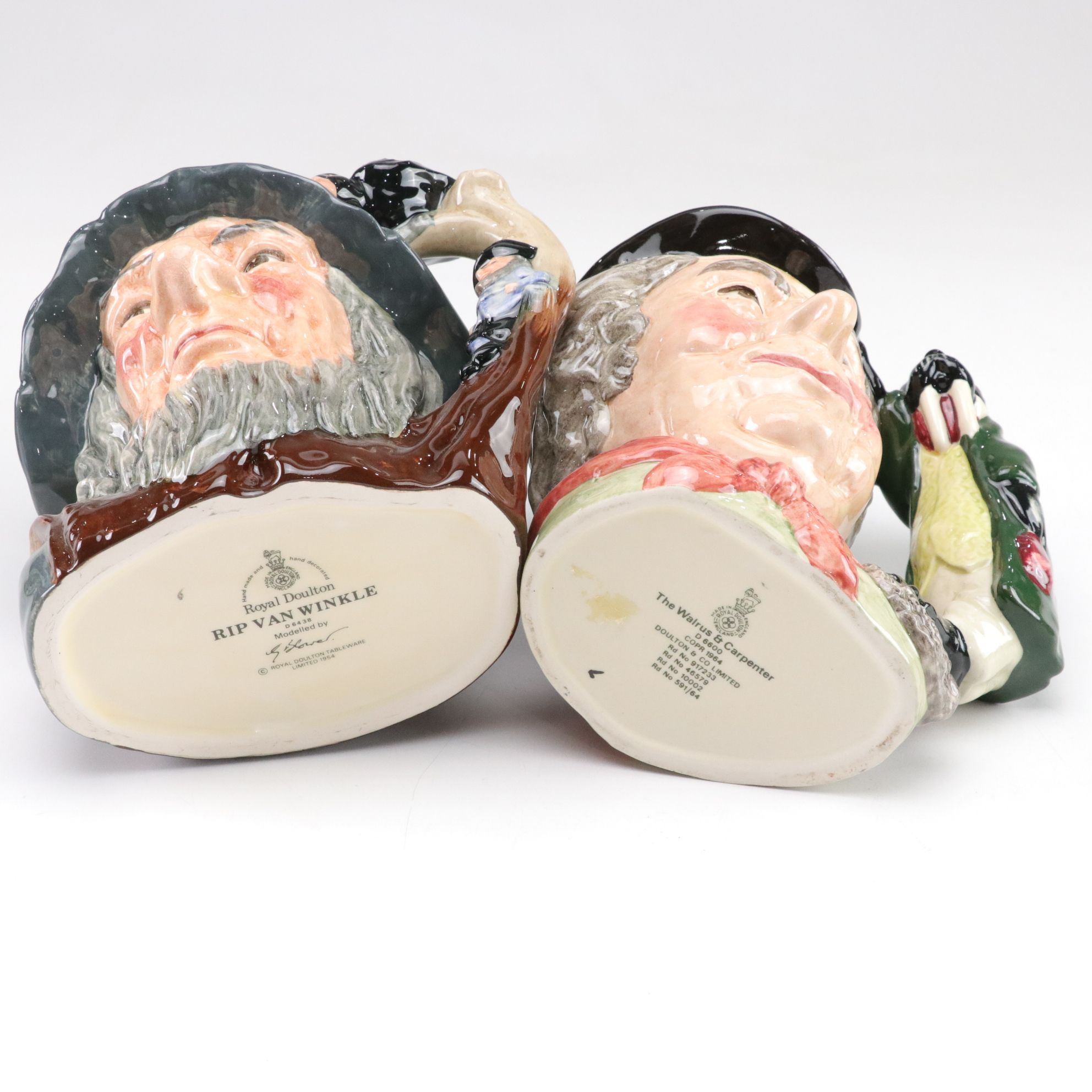 Royal Doulton "Rip Van Winkle" and Other Toby Jugs