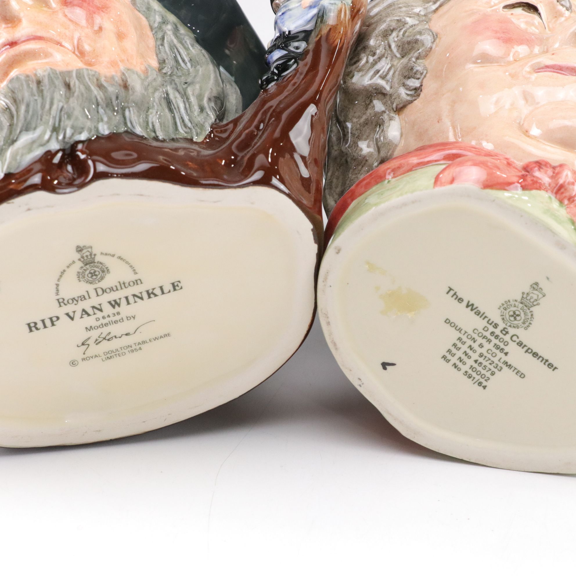 Royal Doulton "Rip Van Winkle" and Other Toby Jugs