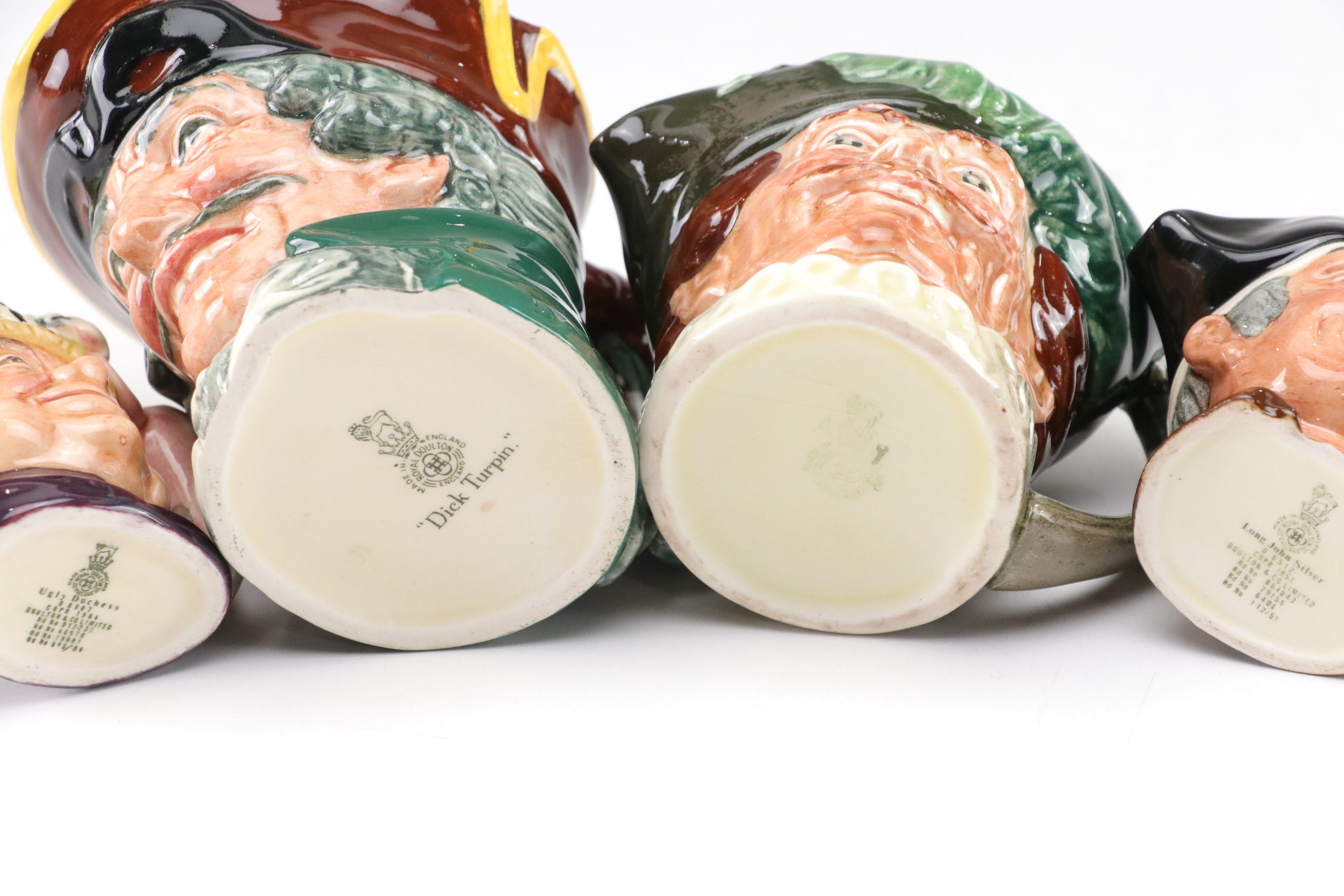 Royal Doulton "Rip Van Winkle" and Other Toby Jugs