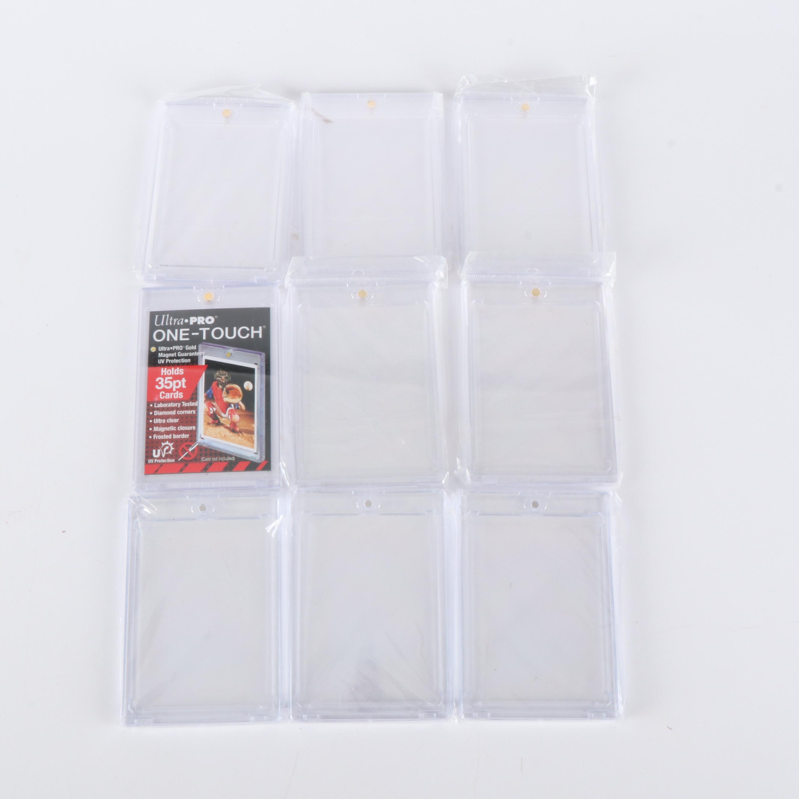 Toploaders, Screw Down Cases, Binder Pages, & One-Touch Cases for Trading Cards