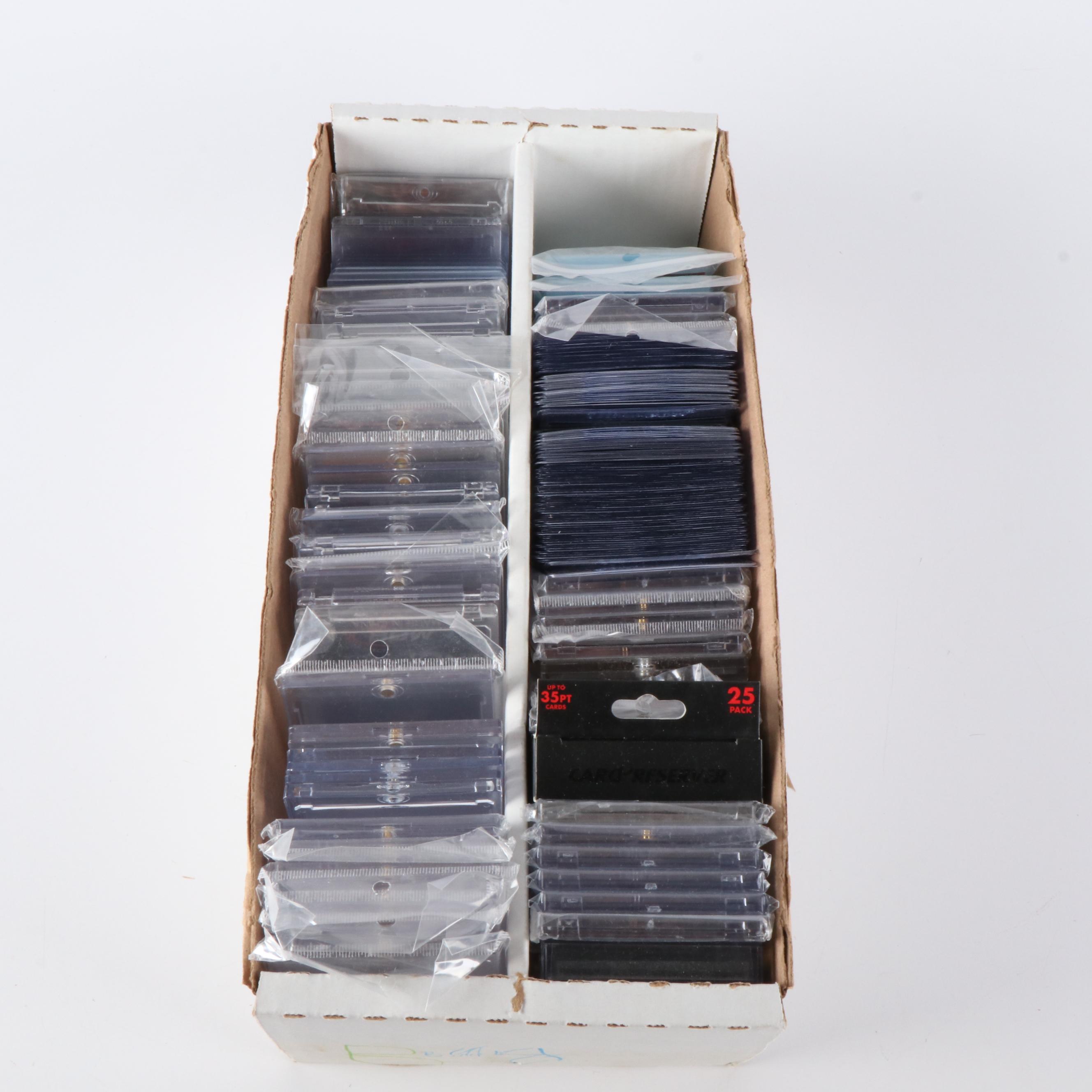 Toploaders, Screw Down Cases, Binder Pages, & One-Touch Cases for Trading Cards