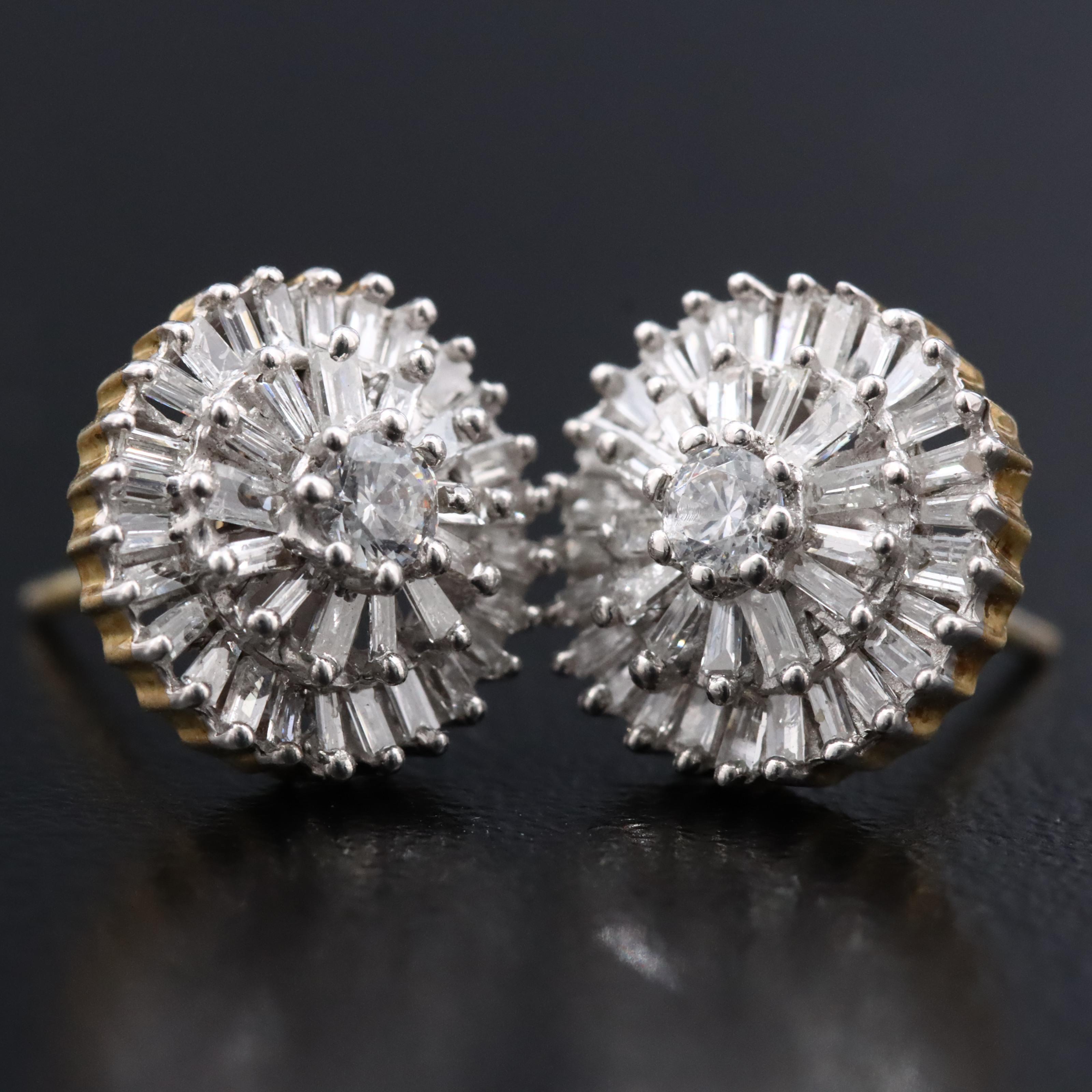Sterling Diamond Earrings
