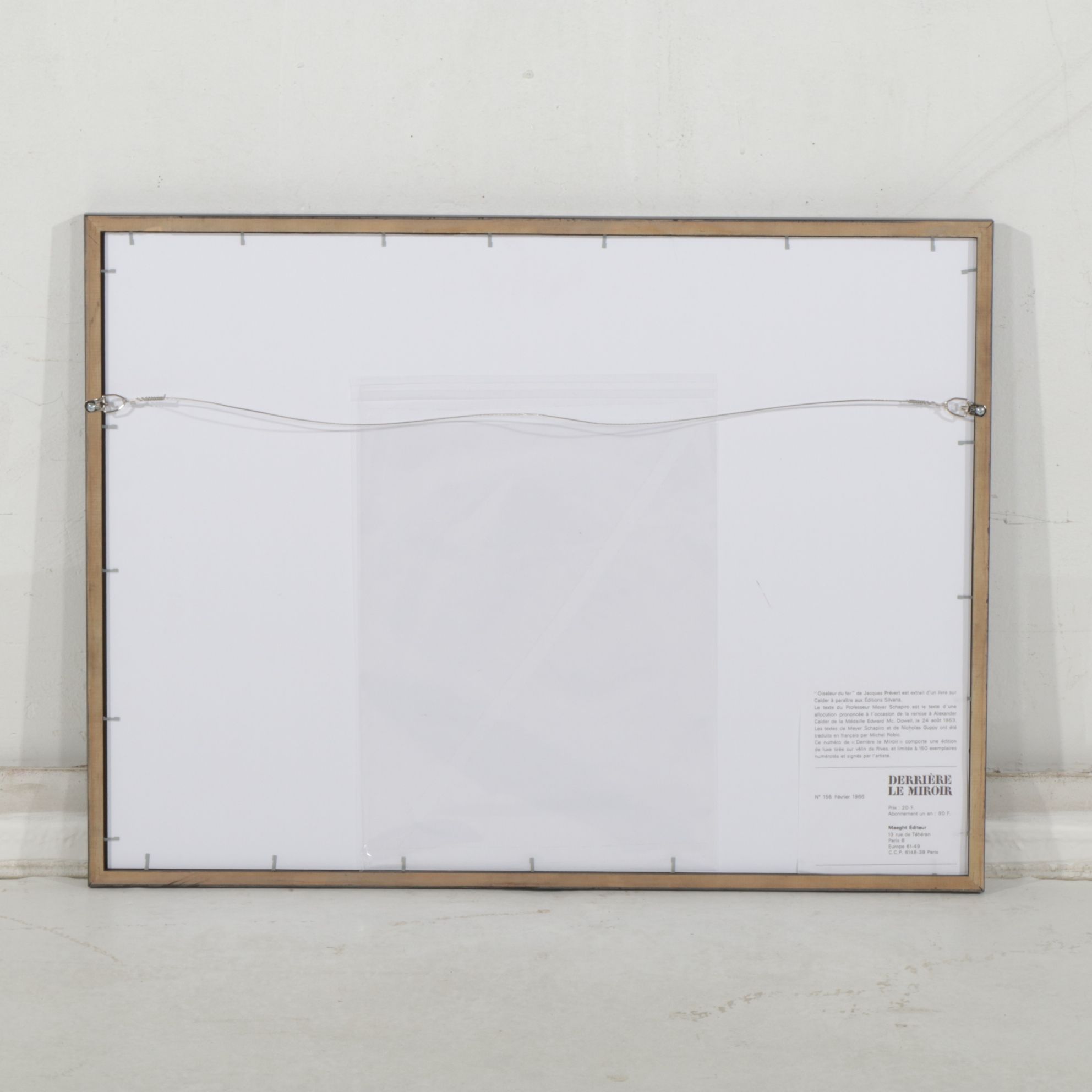 Alexander Calder Double-Page Color Lithograph for "Derrière le Miroir", 1966