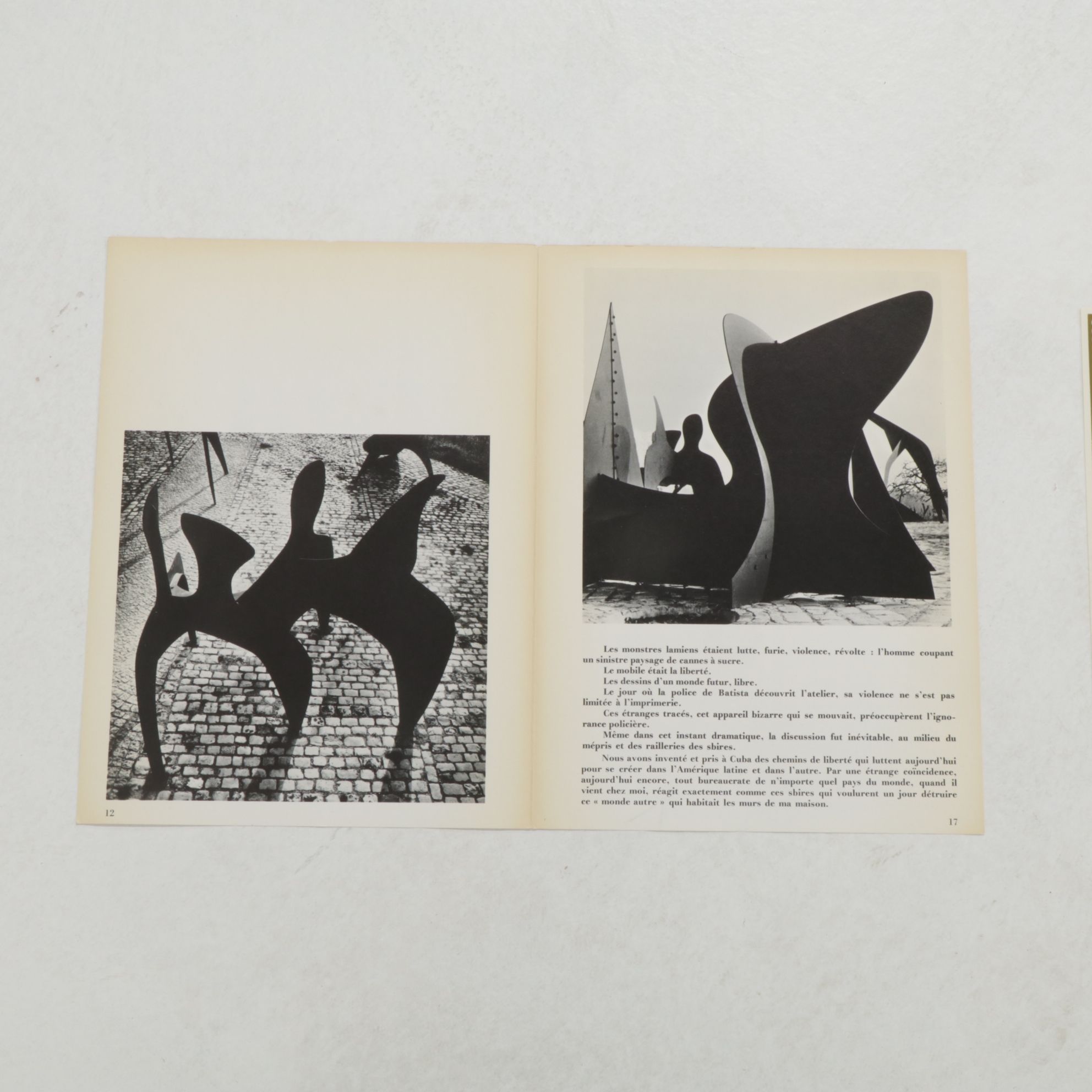 Alexander Calder Double-Page Color Lithograph for "Derrière le Miroir", 1966