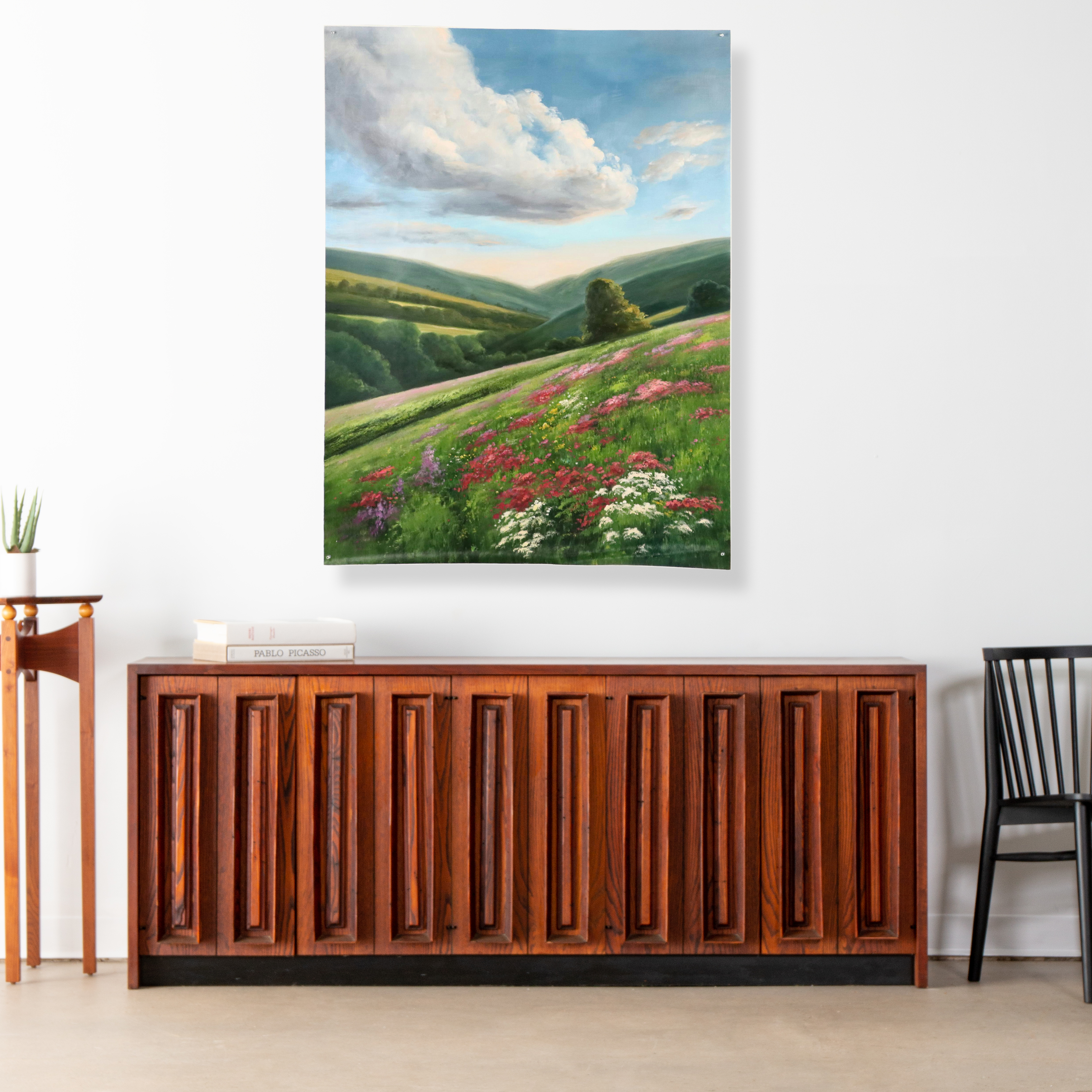 Xie Landscape Oil Painting, 21st Century