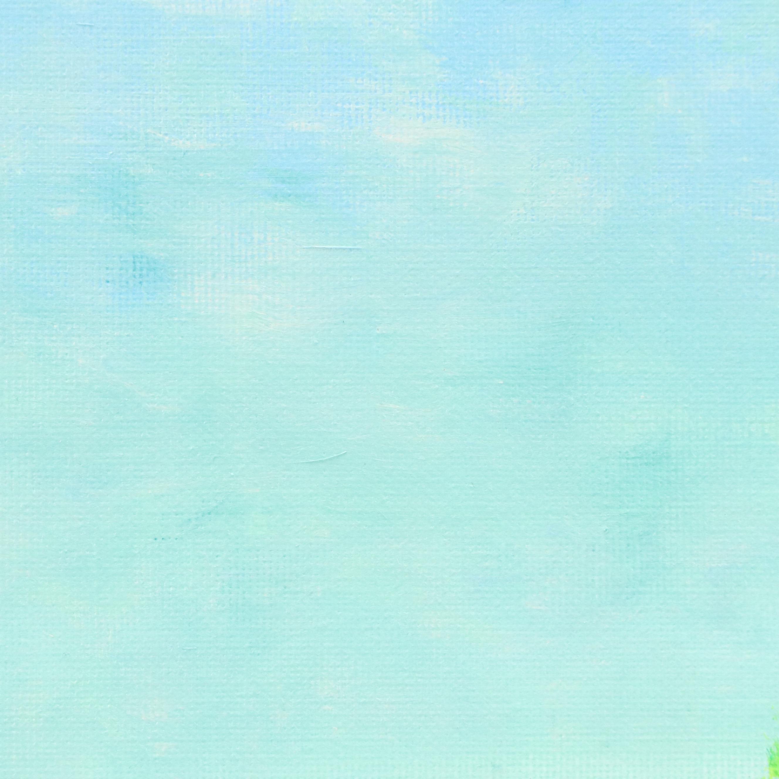 Saul Gefen Stylized Landscape Acrylic Painting, 2025