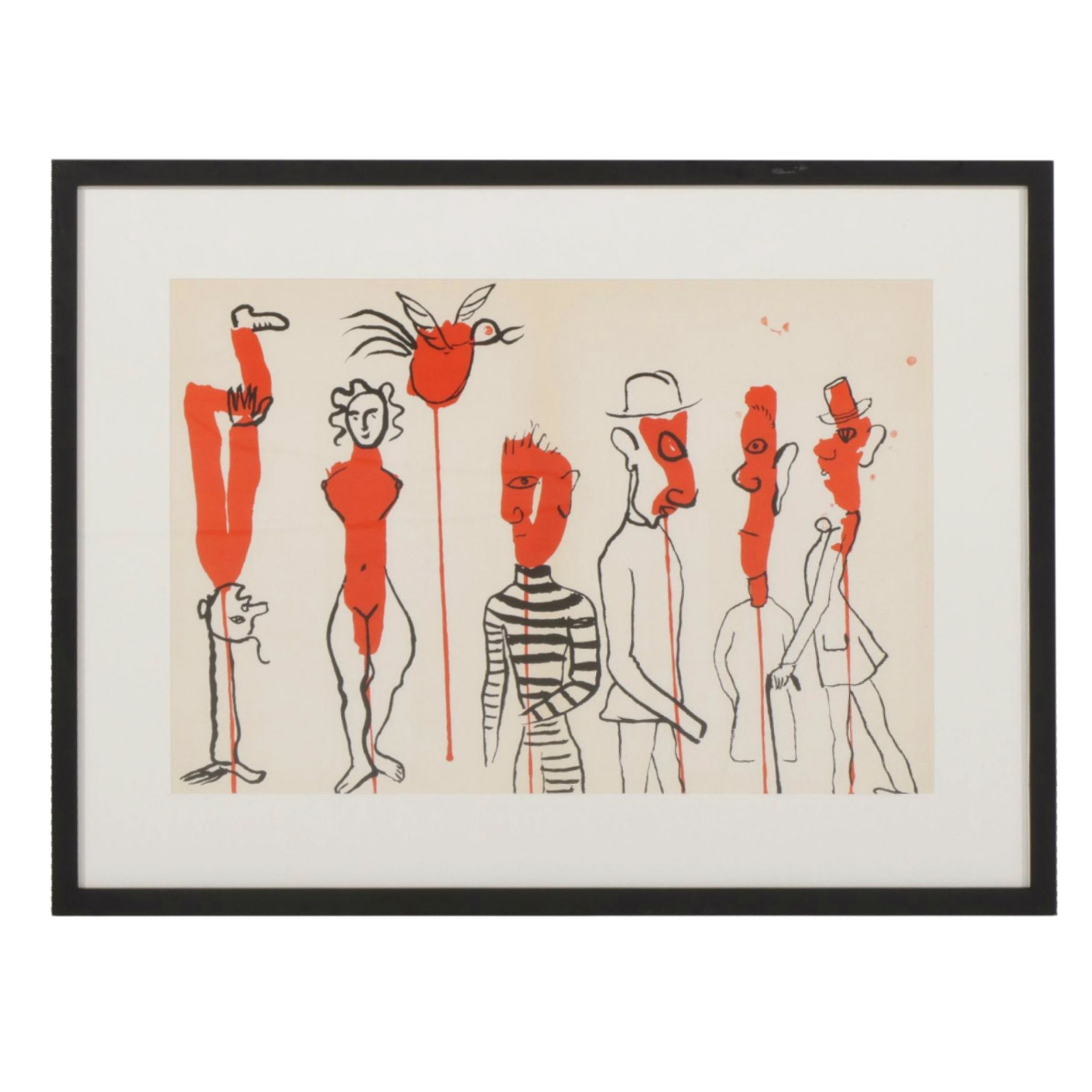 Alexander Calder Double-Page Color Lithograph for "Derrière le Miroir", 1966