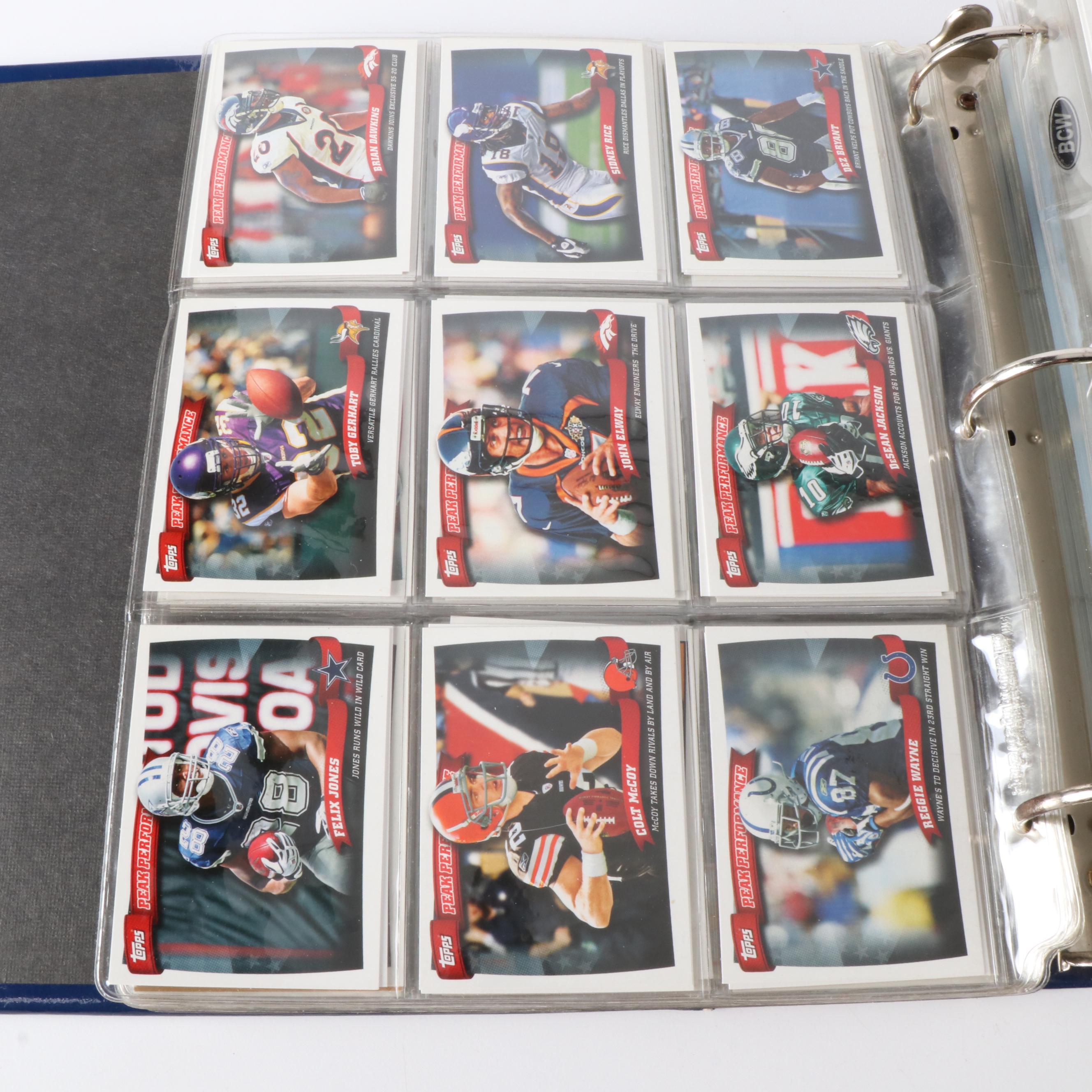 Topps Football Cards Featuring Drew Brees and Aaron Rodgers Rookie Reprints