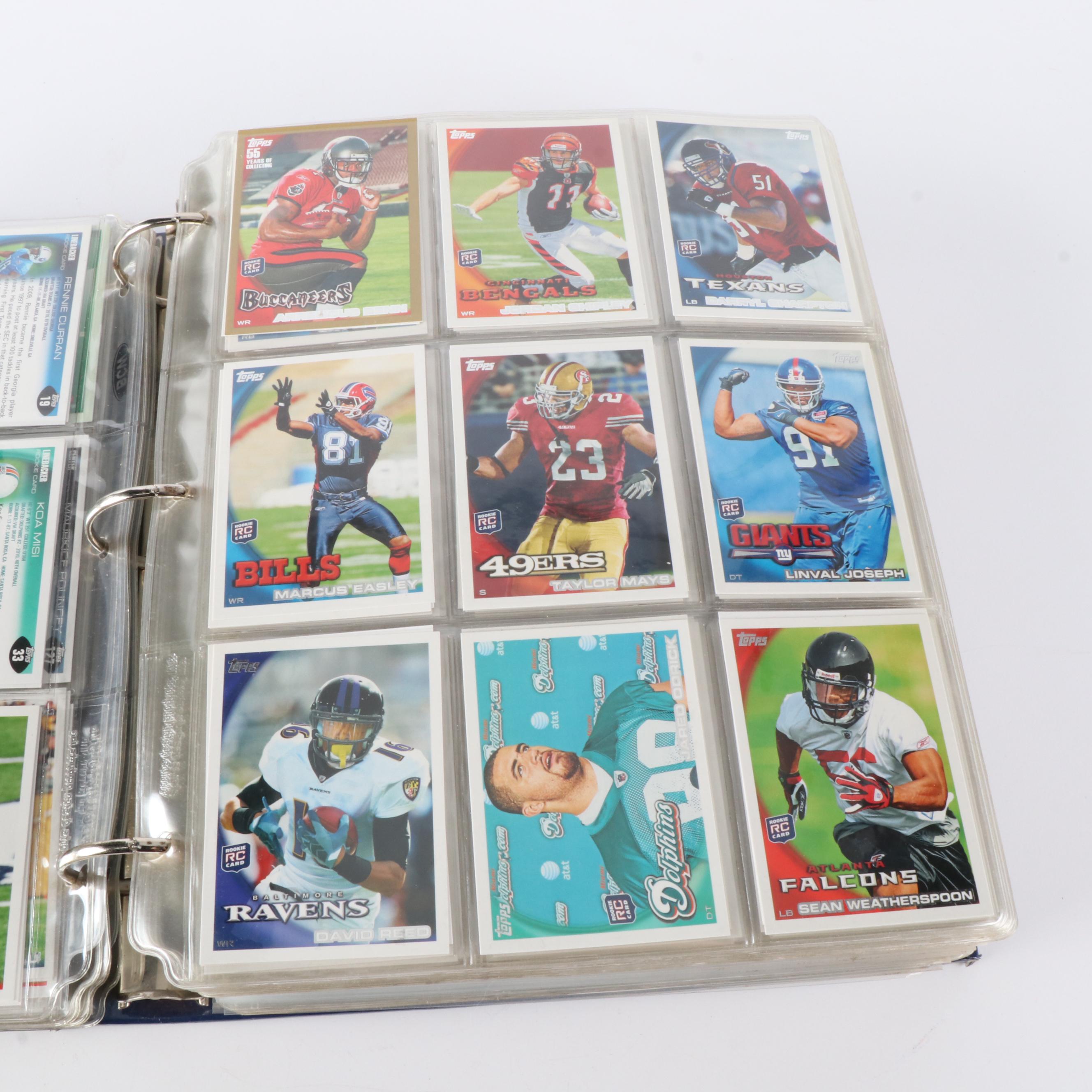 Topps Football Cards Featuring Drew Brees and Aaron Rodgers Rookie Reprints