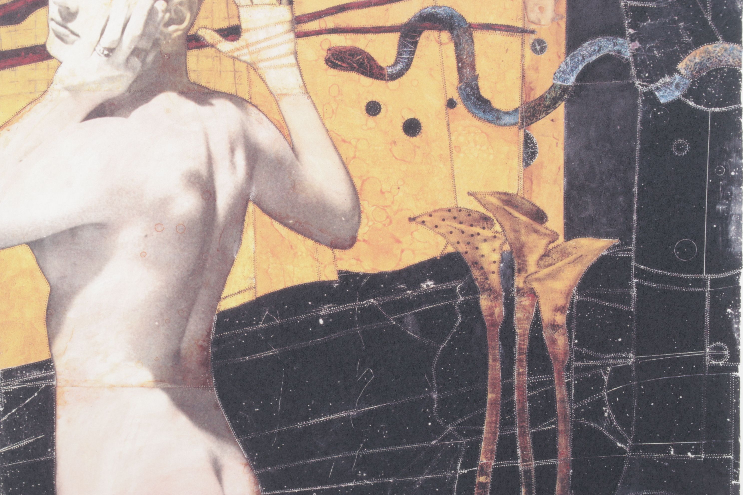 Christopher Pekoc Offset Lithograph "night turns to day in the garden of eden"