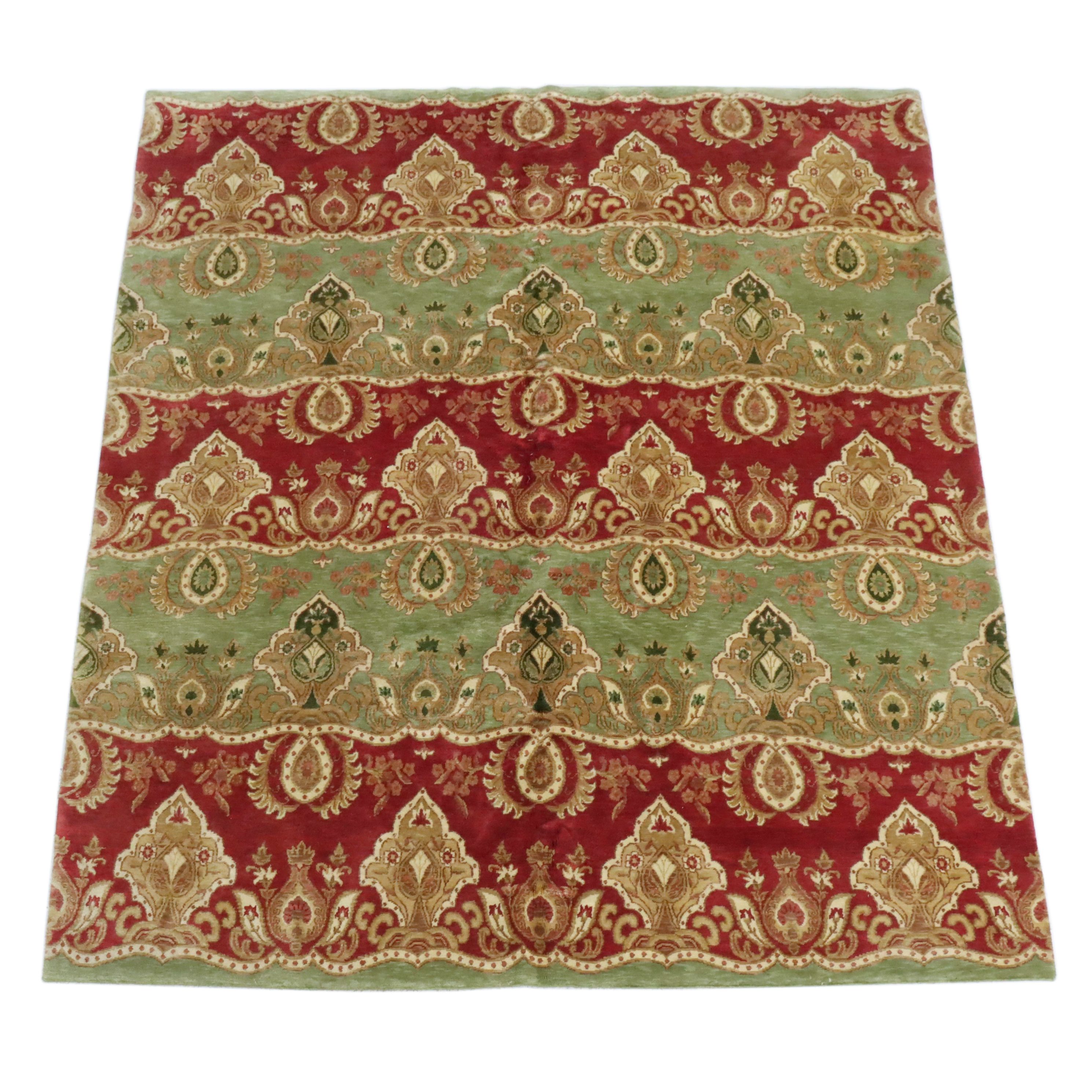 7'11 x 10'4 Hand-Knotted Tibetan Contemporary Area Rug