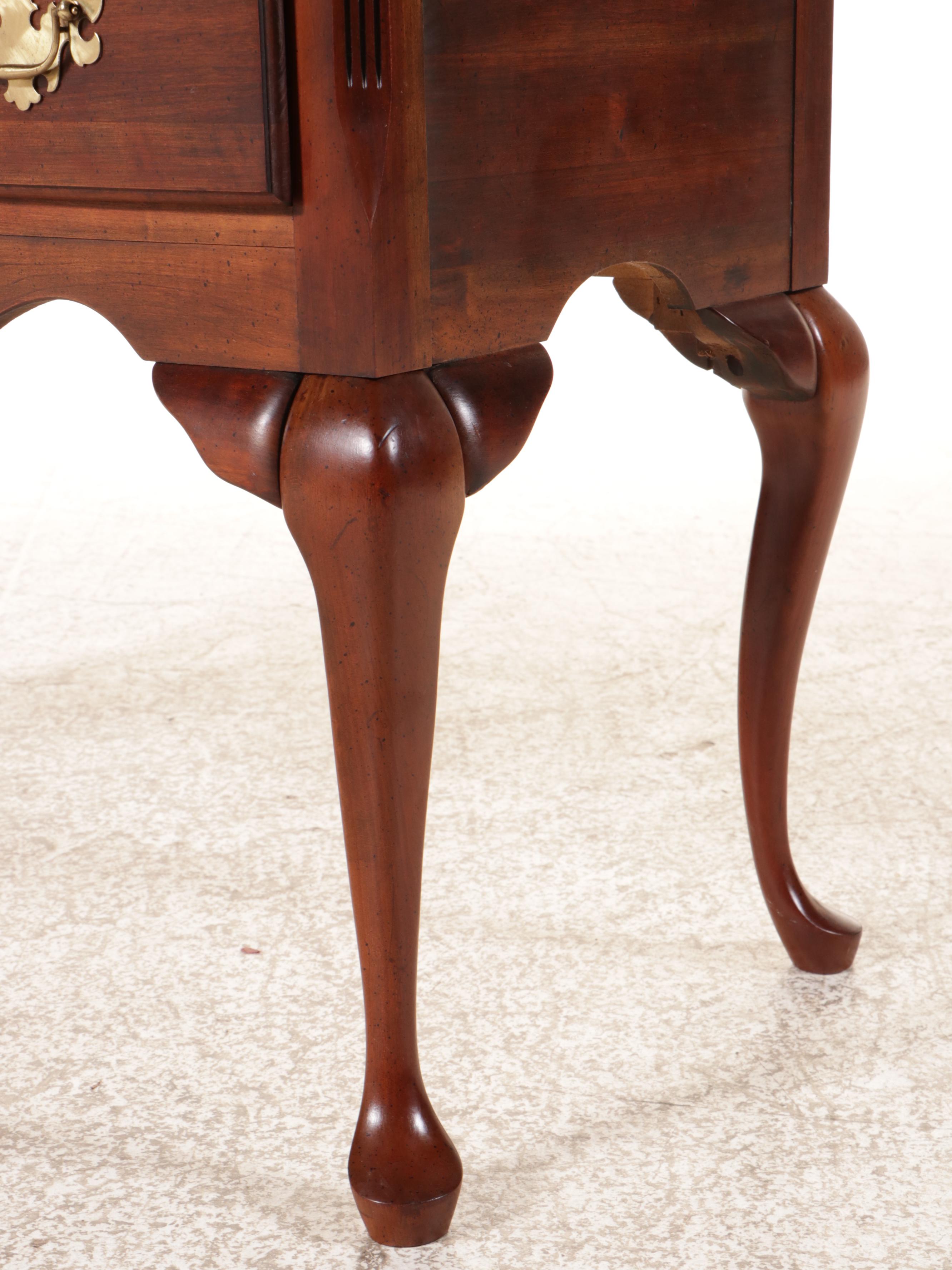 Queen Anne Style Mahogany Tall Chest