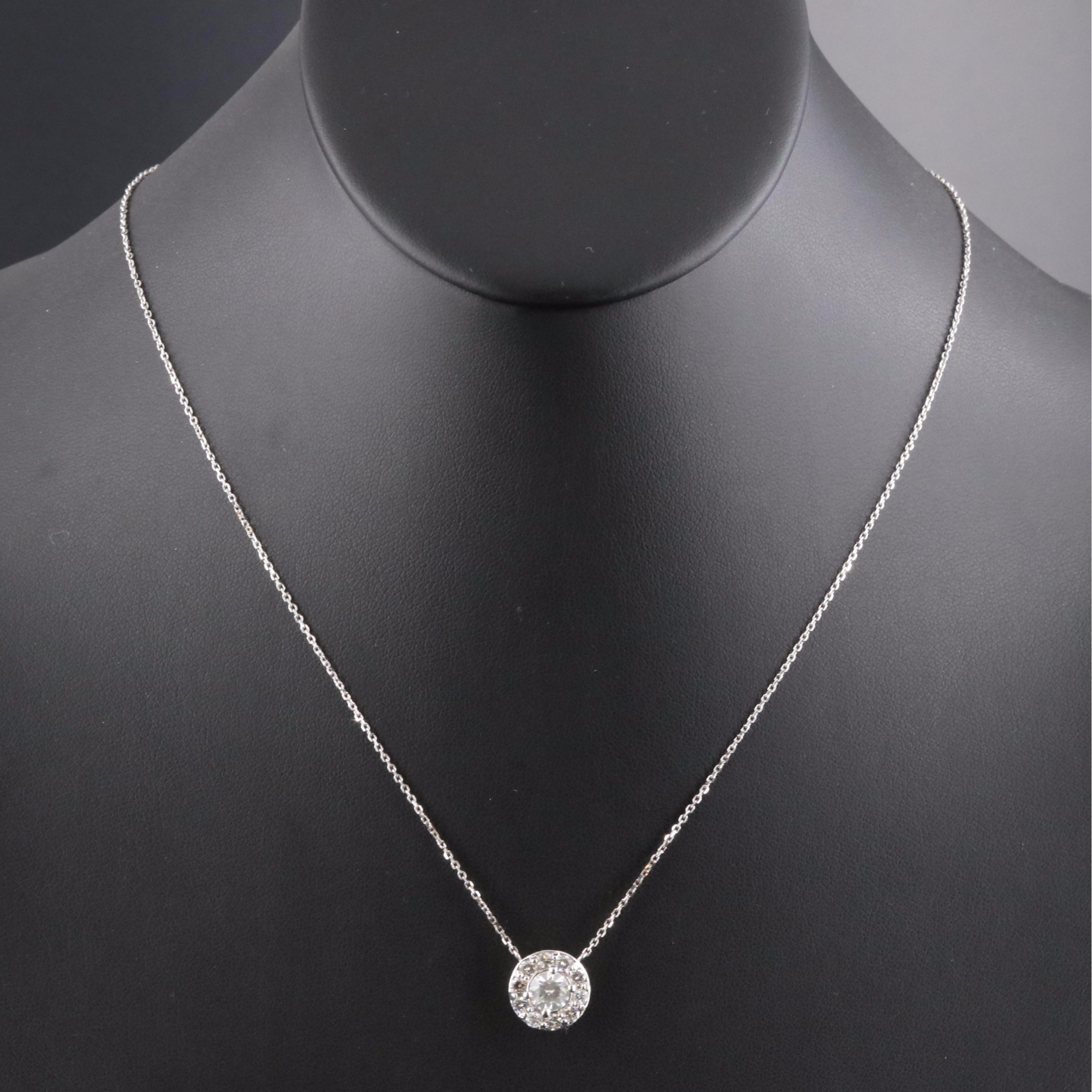 14K 1.19 CTW Diamond Necklace
