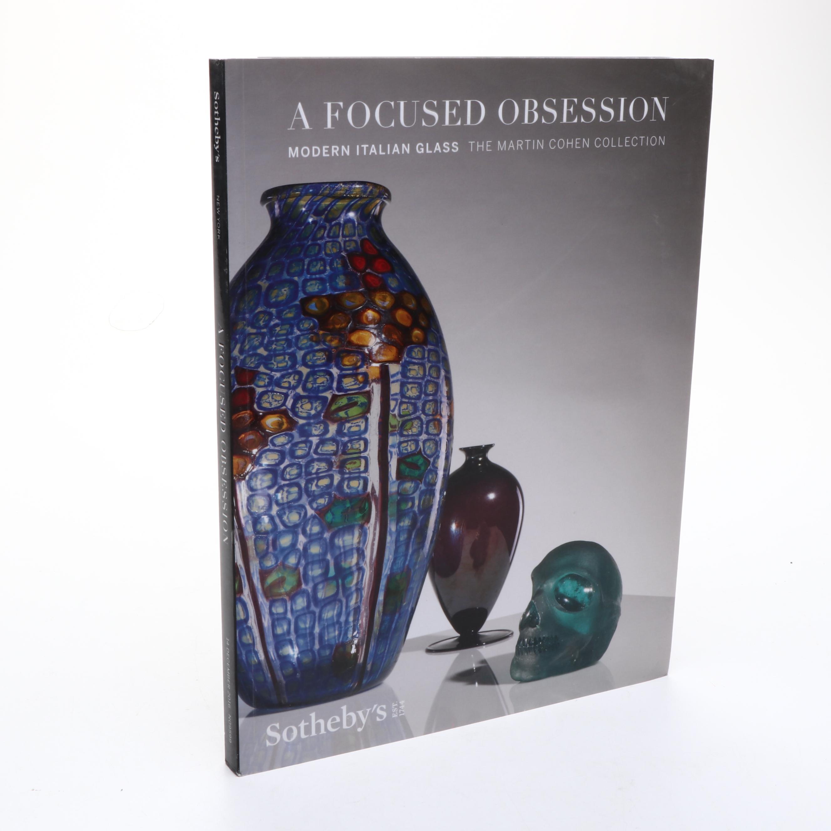 Sotheby's "Italian Glass", "Tiffany Glass" and Other Auction Catalogs
