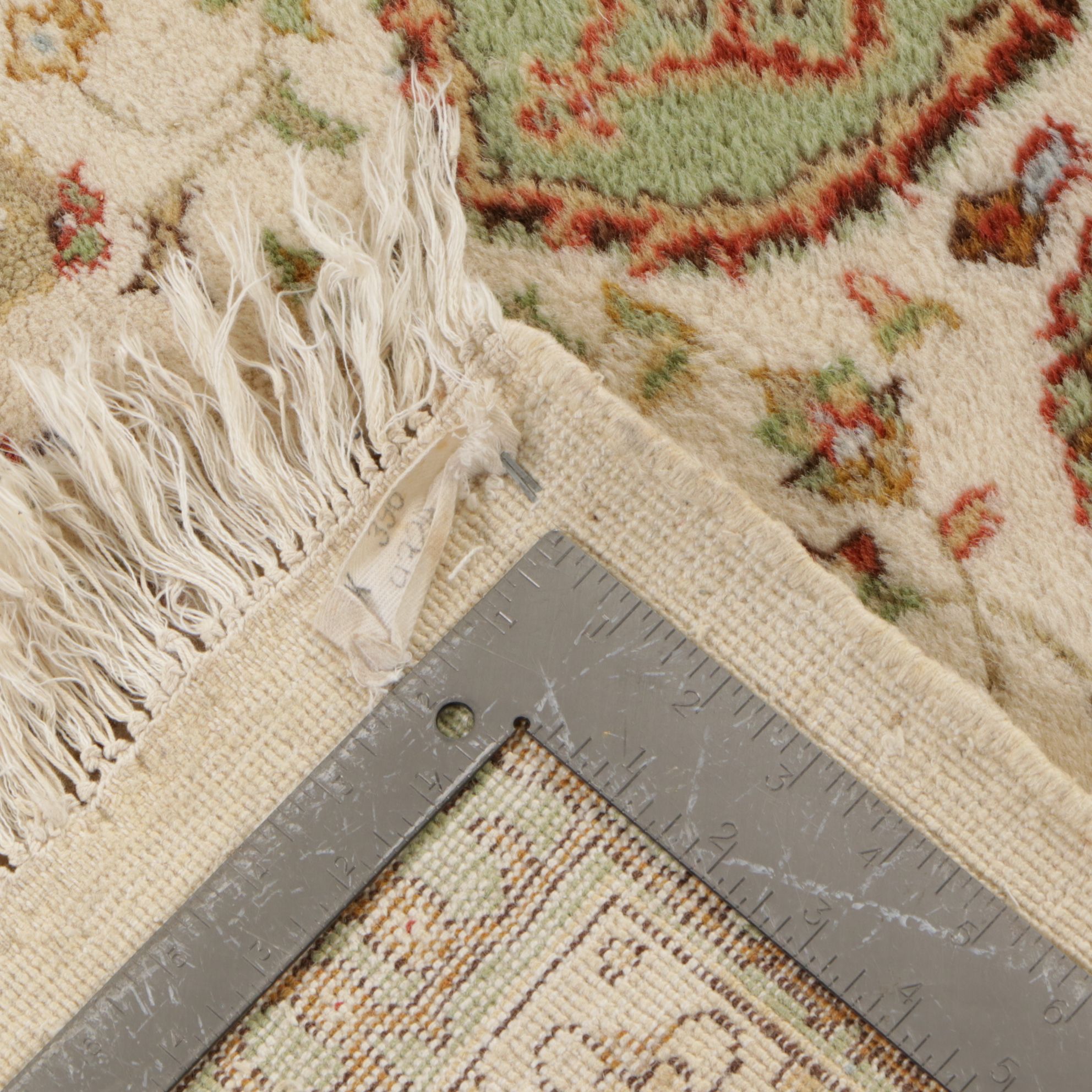 6'2 x 8'8 Hand-Knotted Persian Tabriz Style Area Rug