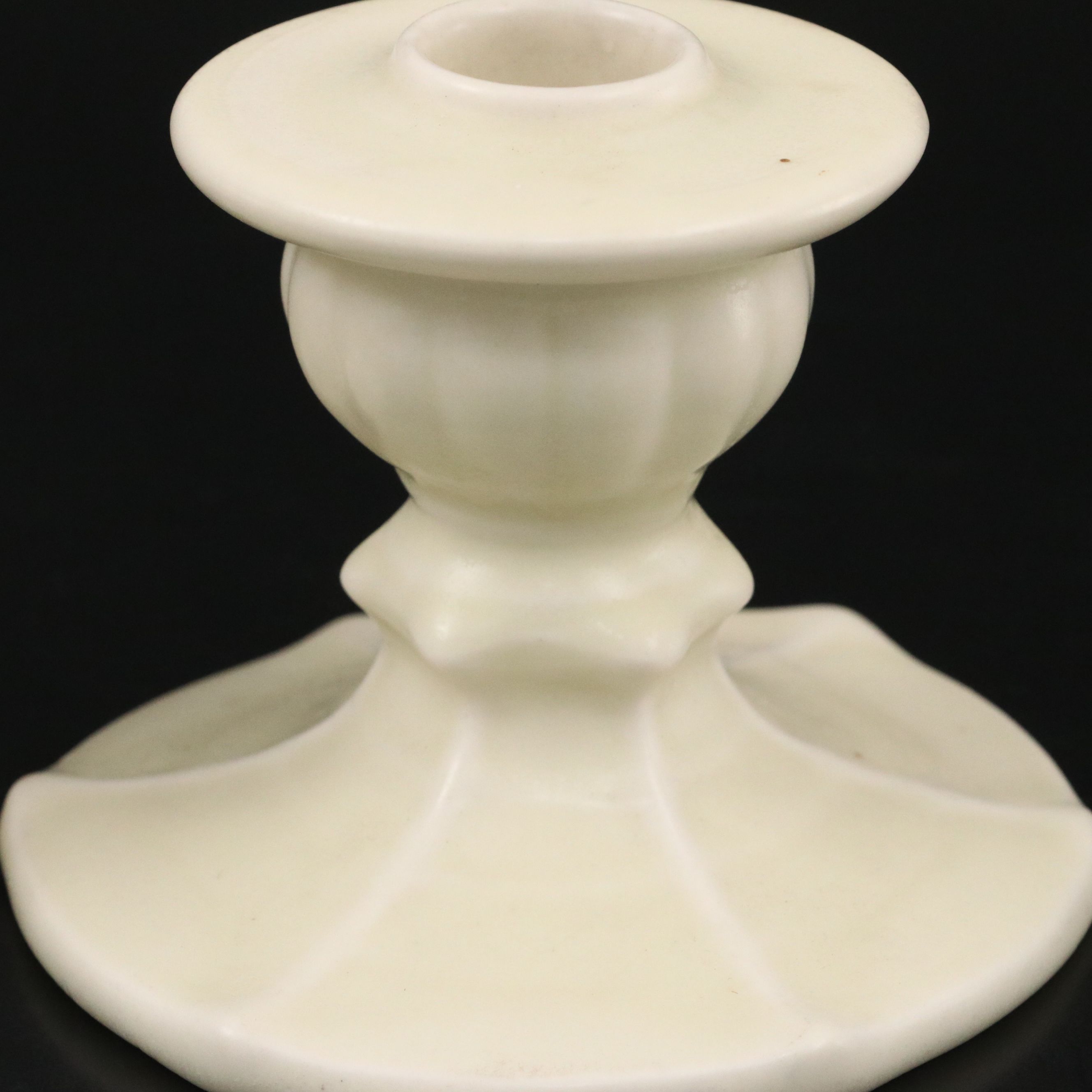 Pair of Rookwood Pottery Glazed Ceramic Candlesticks, 1946