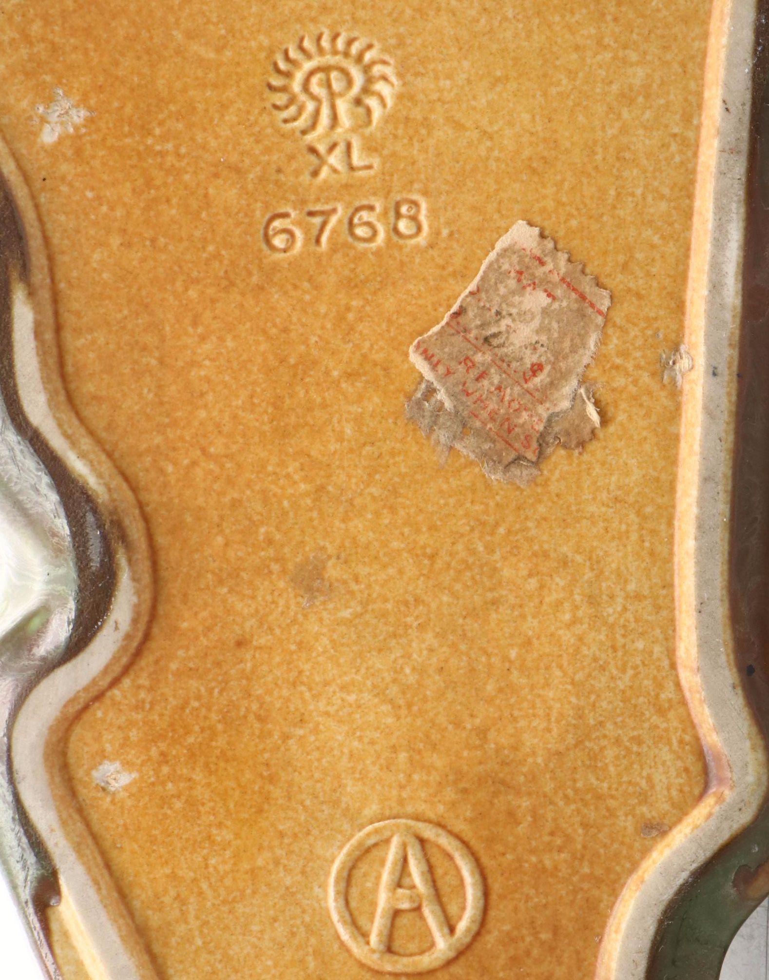 Louis Abel for Rookwood Pottery Giraffe Bookends, 1940