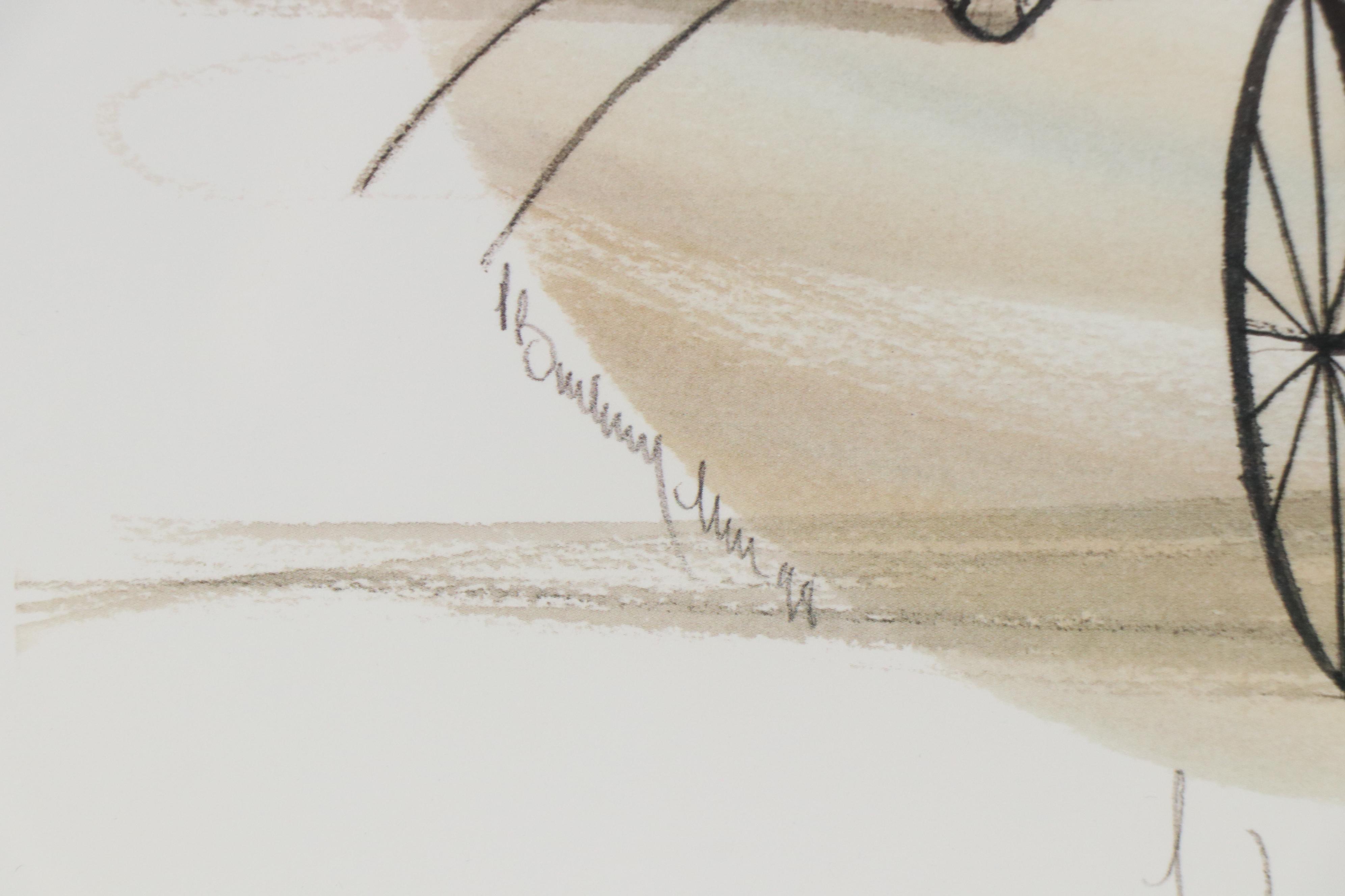 Patricia Buckley Moss Offset Lithograph "Feed Sack Frenzy," 1998