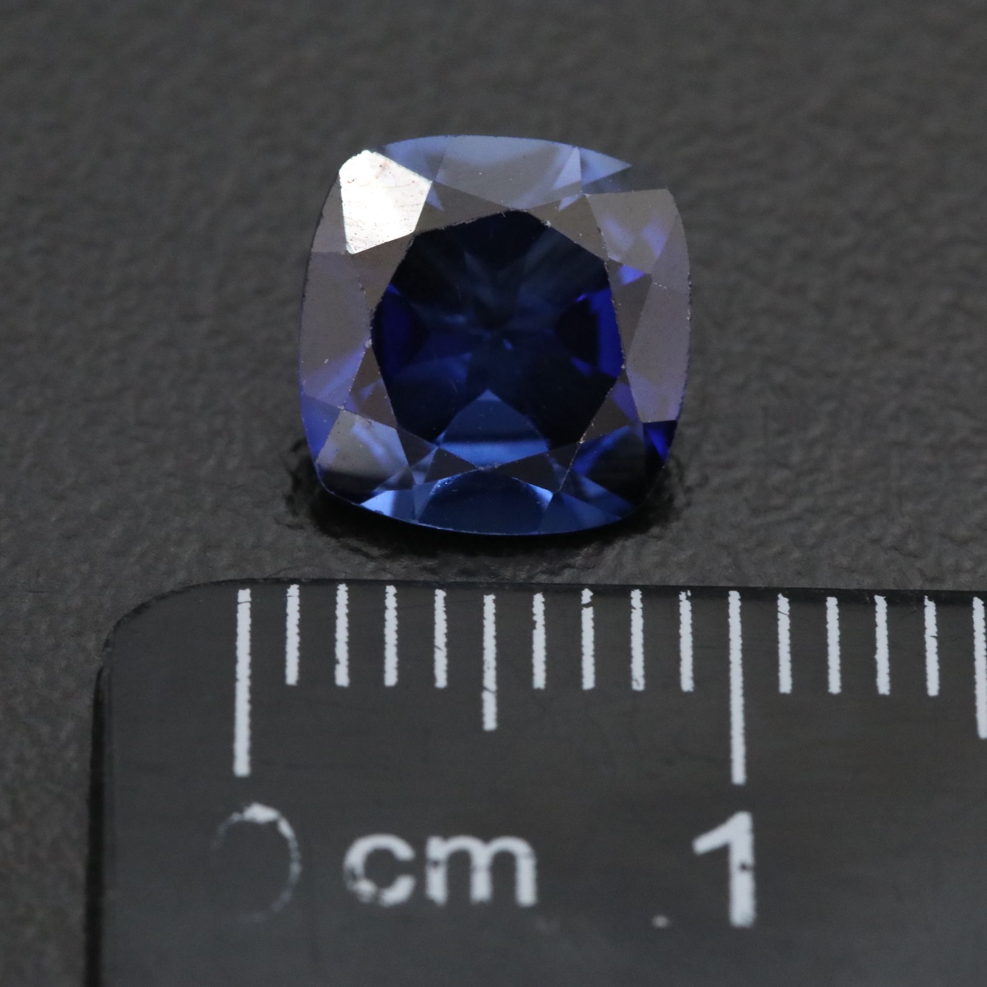 Loose 2.48 CT Lab Grown Sapphire with GIA Identification Report