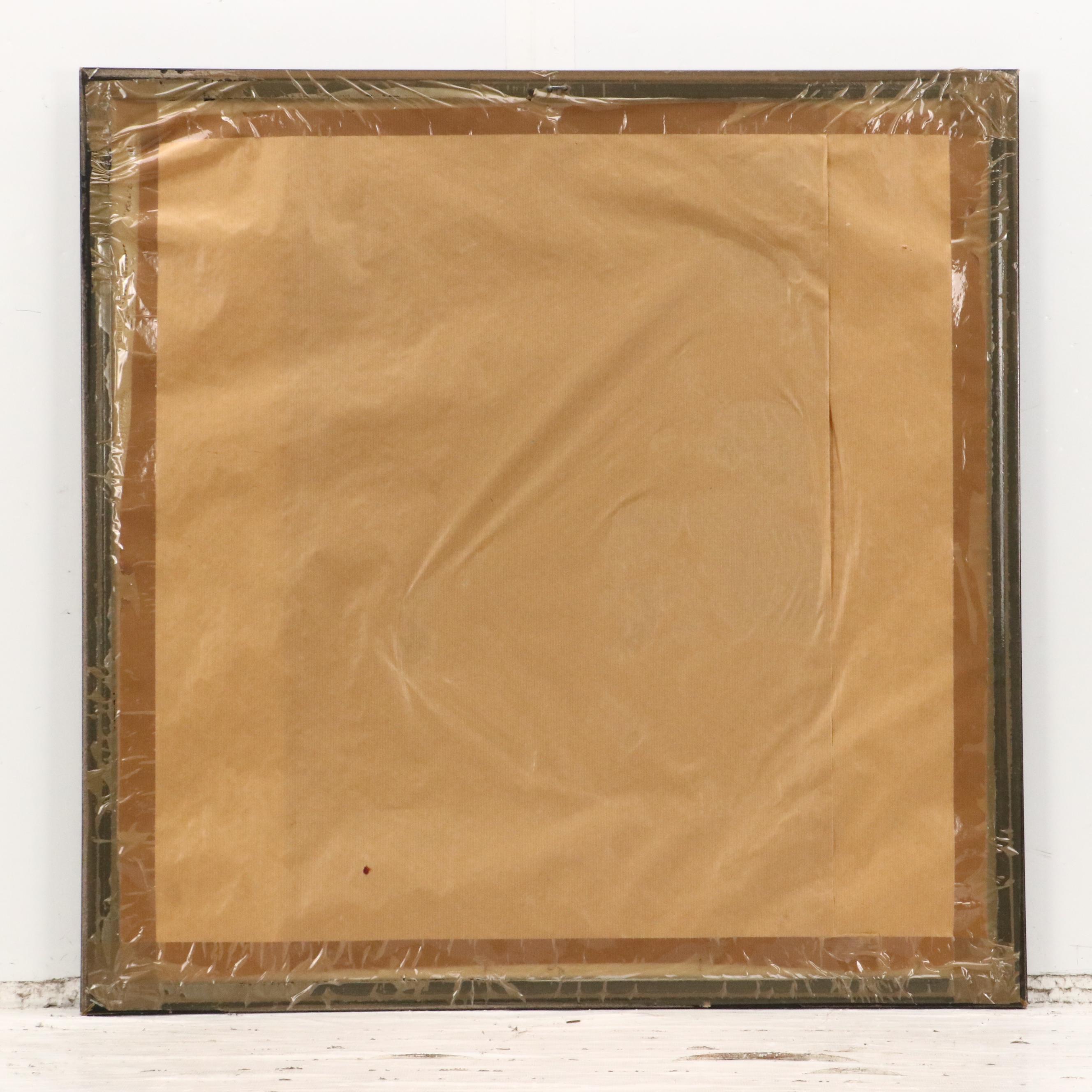 Leonie Erasmus Abstract Village Landscape Oil Painting