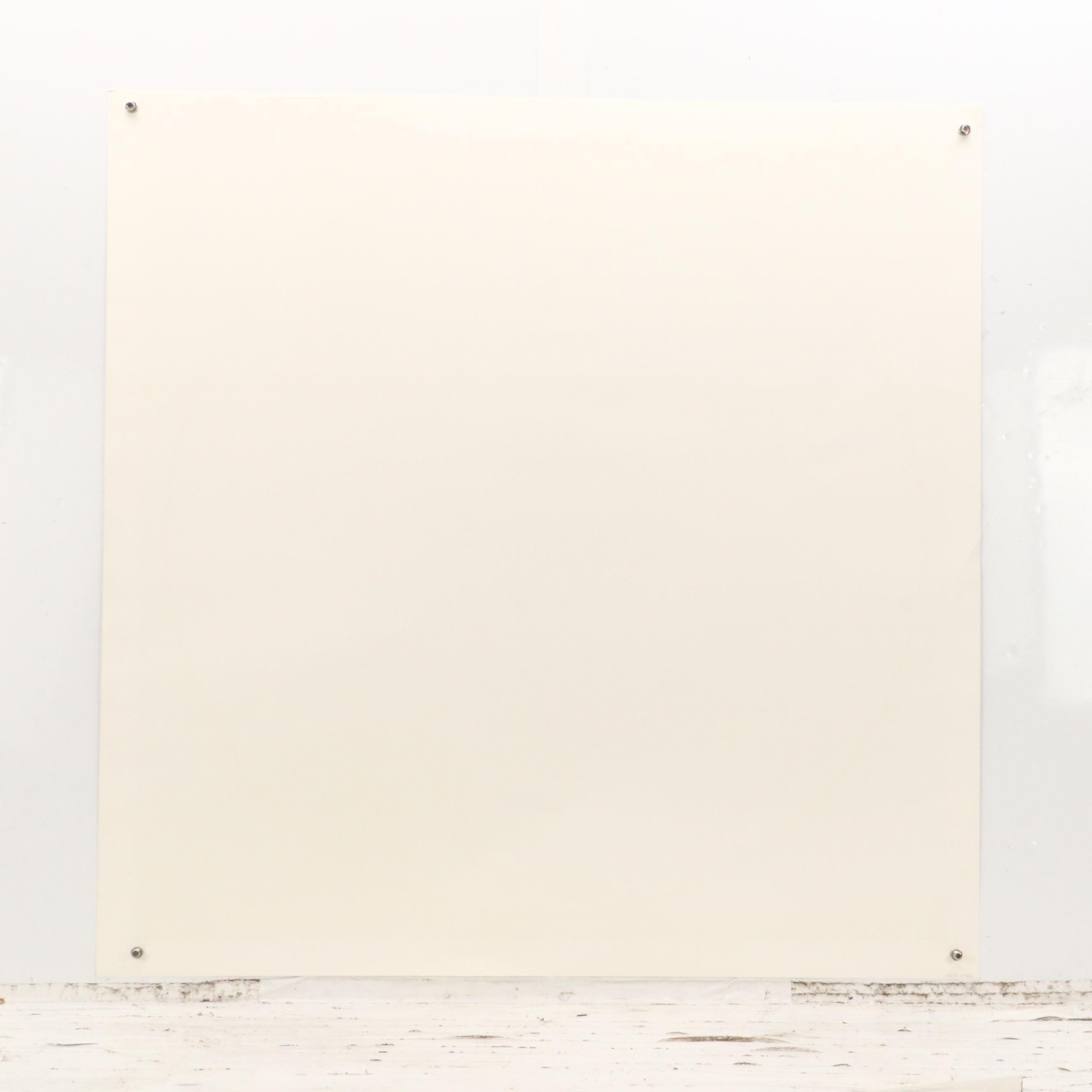 Thomas Whelan Benton Abstract Serigraph "White Cap," 1979