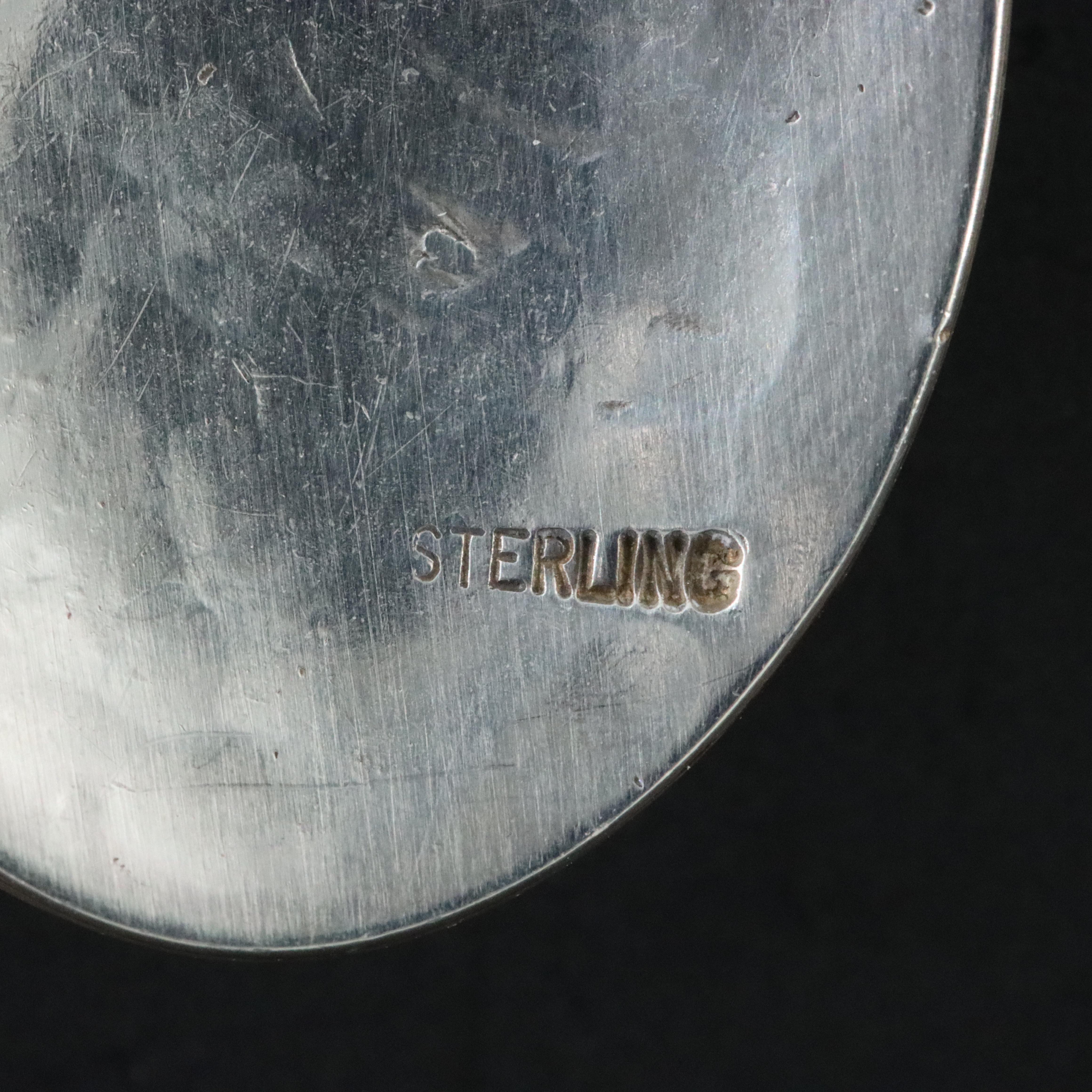 Southwestern Sterling Overlay Pendant