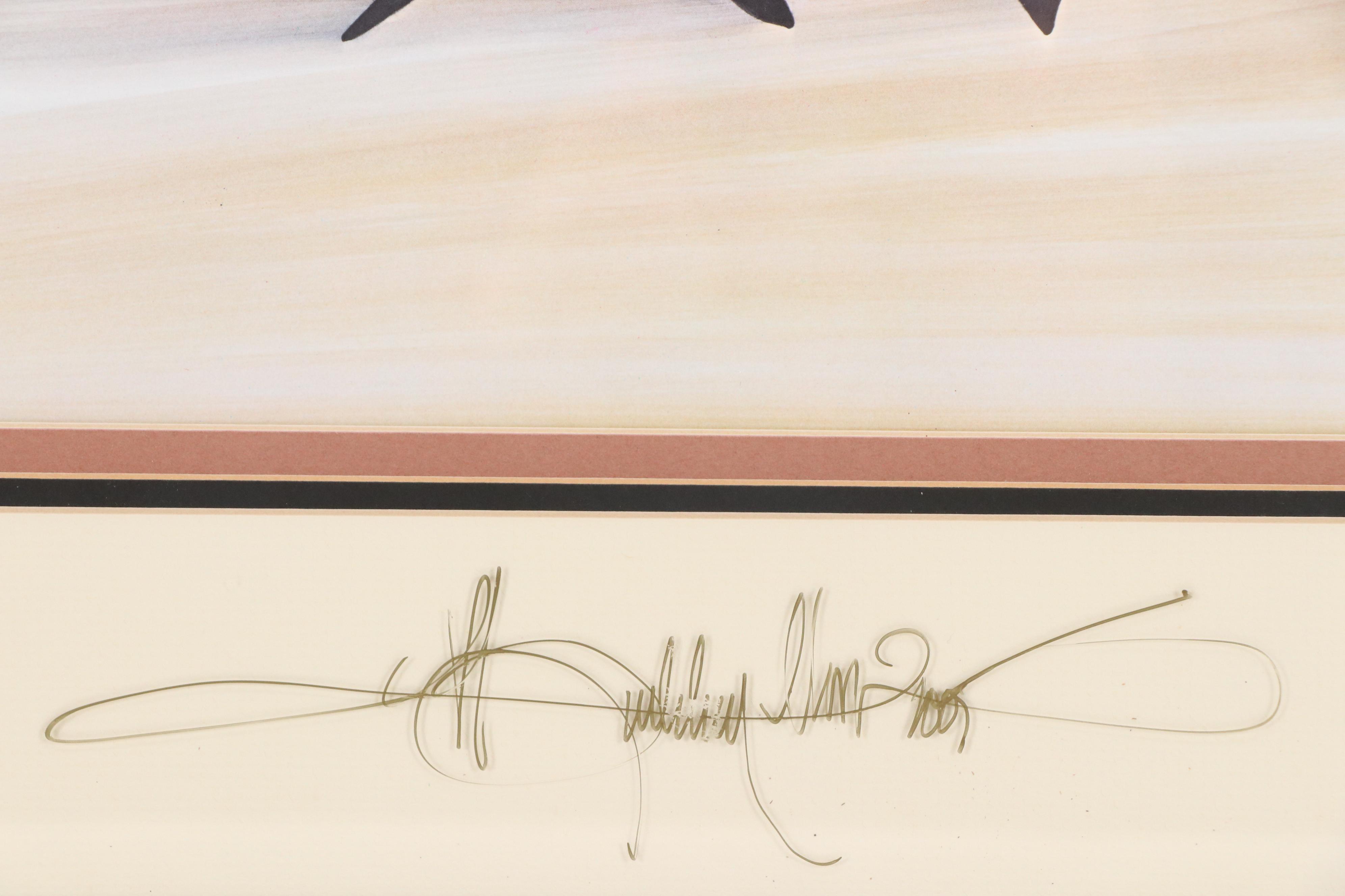 Patricia Buckley Moss Offset Lithograph "Golden Joy," 1985