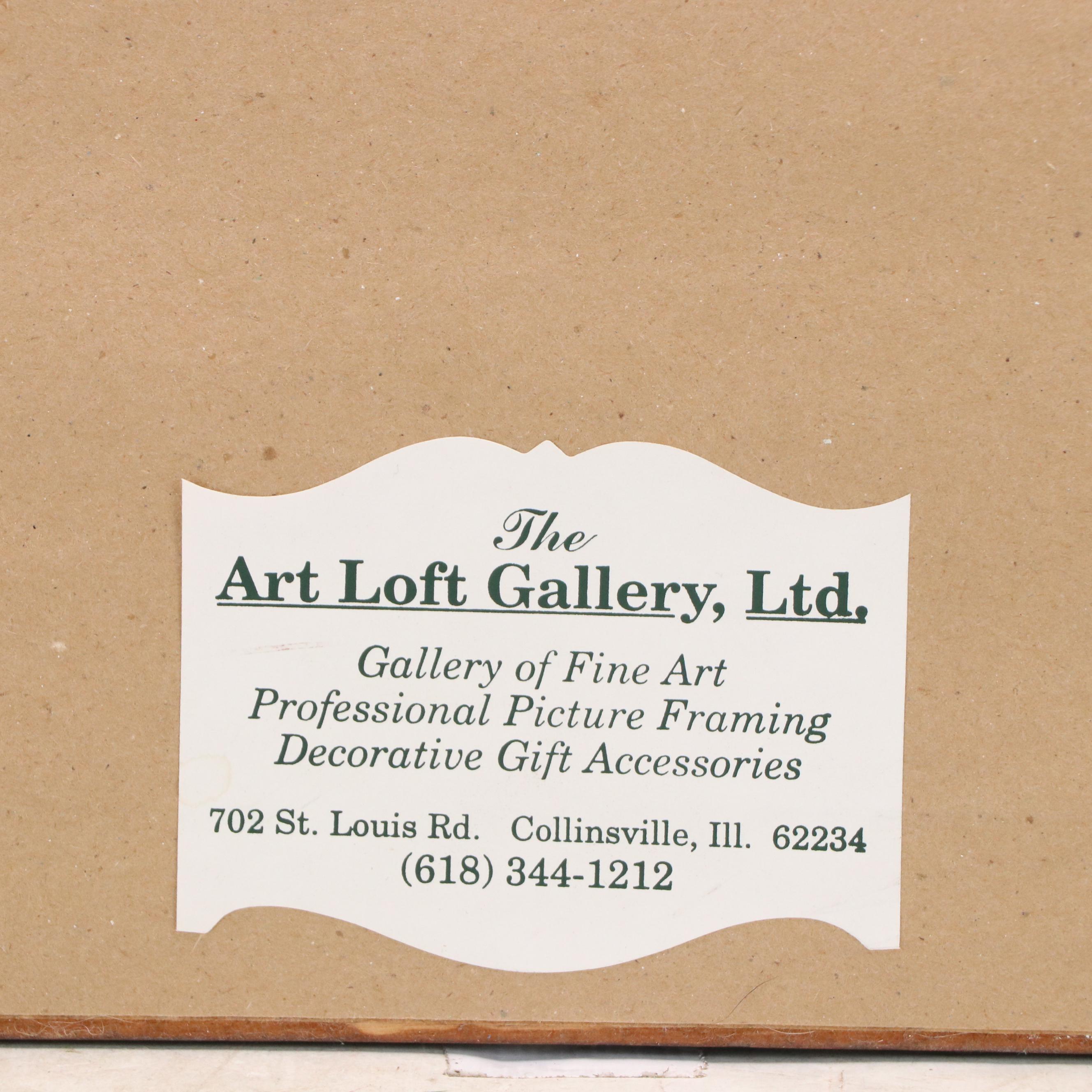 Patricia Buckley Moss Offset Lithograph "Golden Joy," 1985