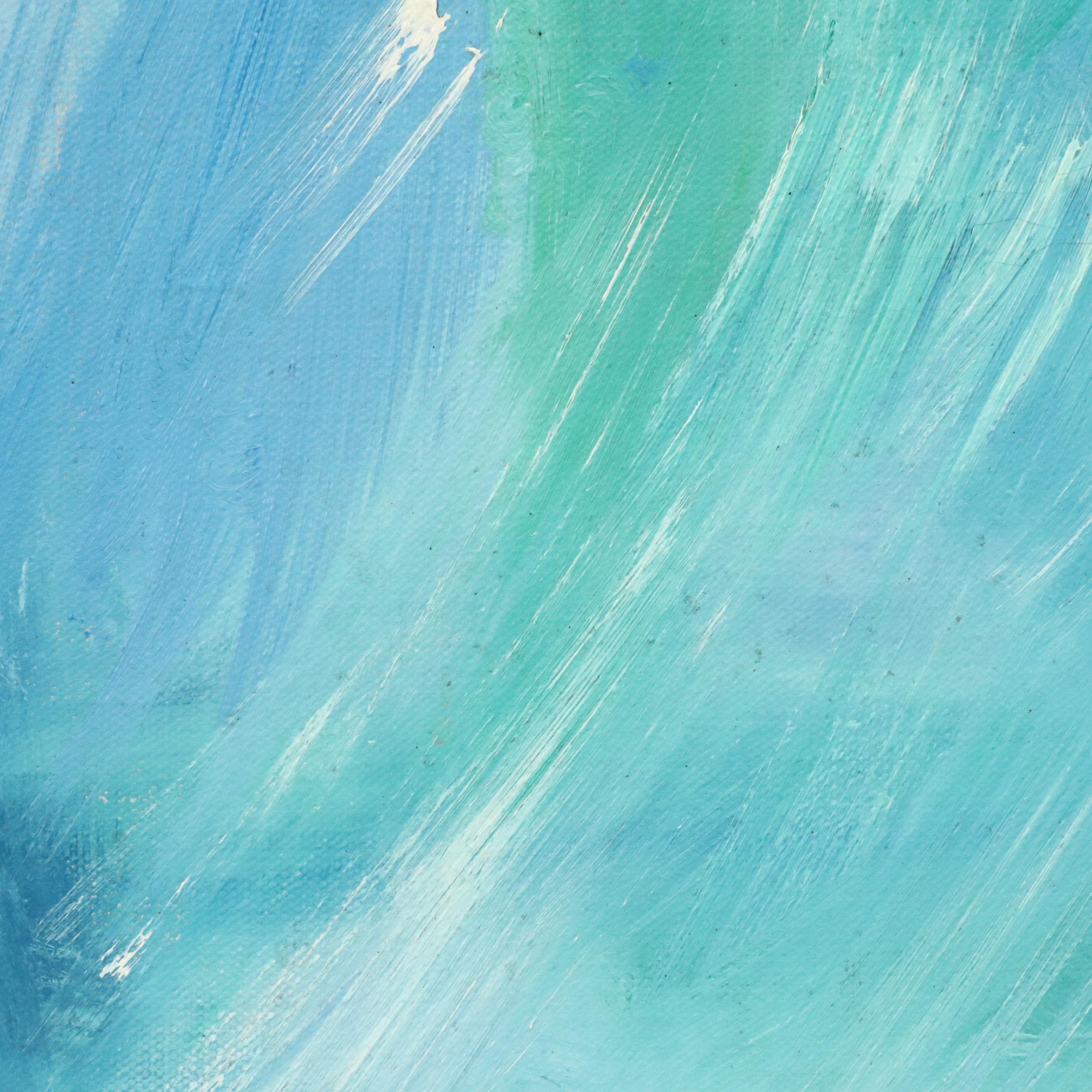 Mae Sibley Oil Painting "Walking in the Snow"