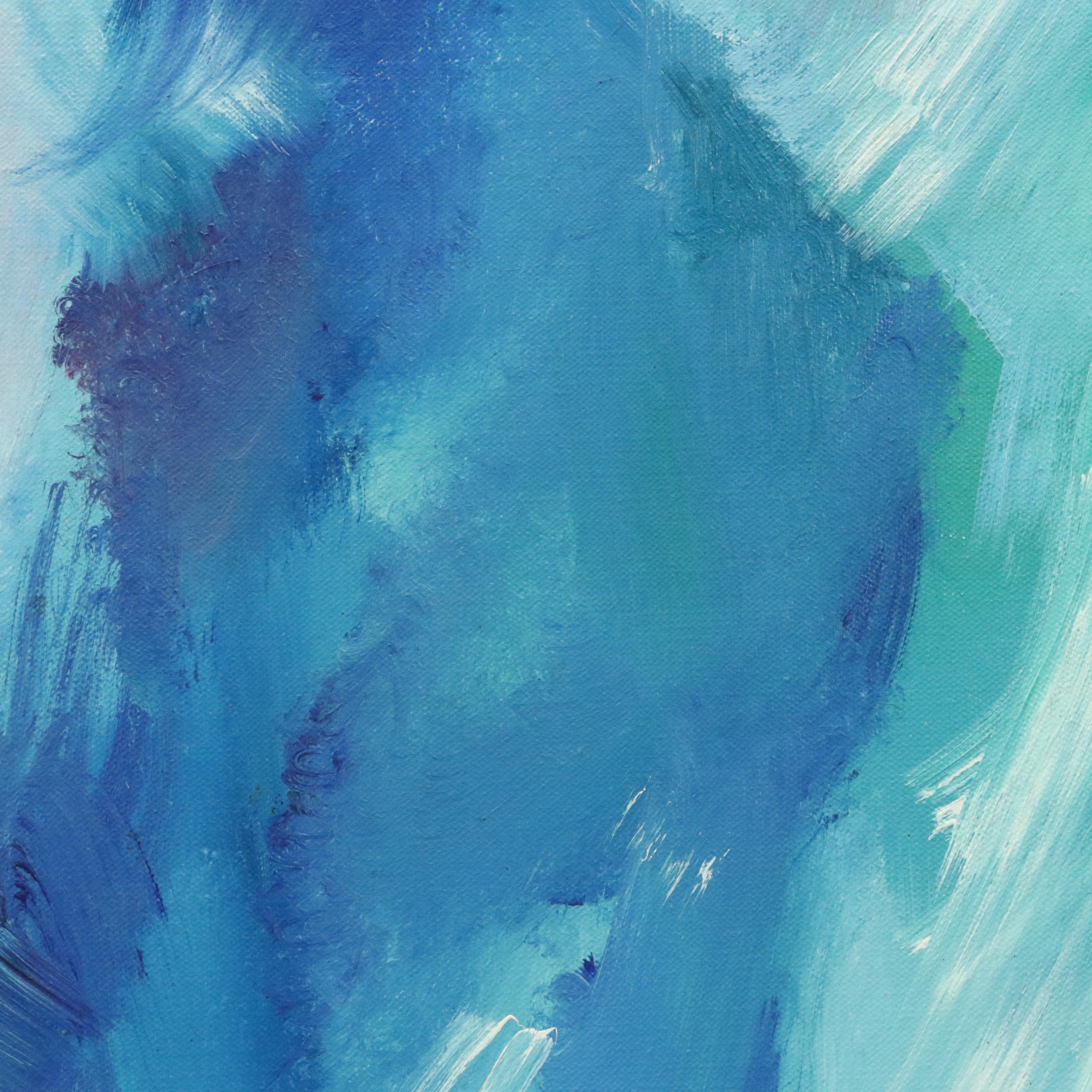 Mae Sibley Oil Painting "Walking in the Snow"