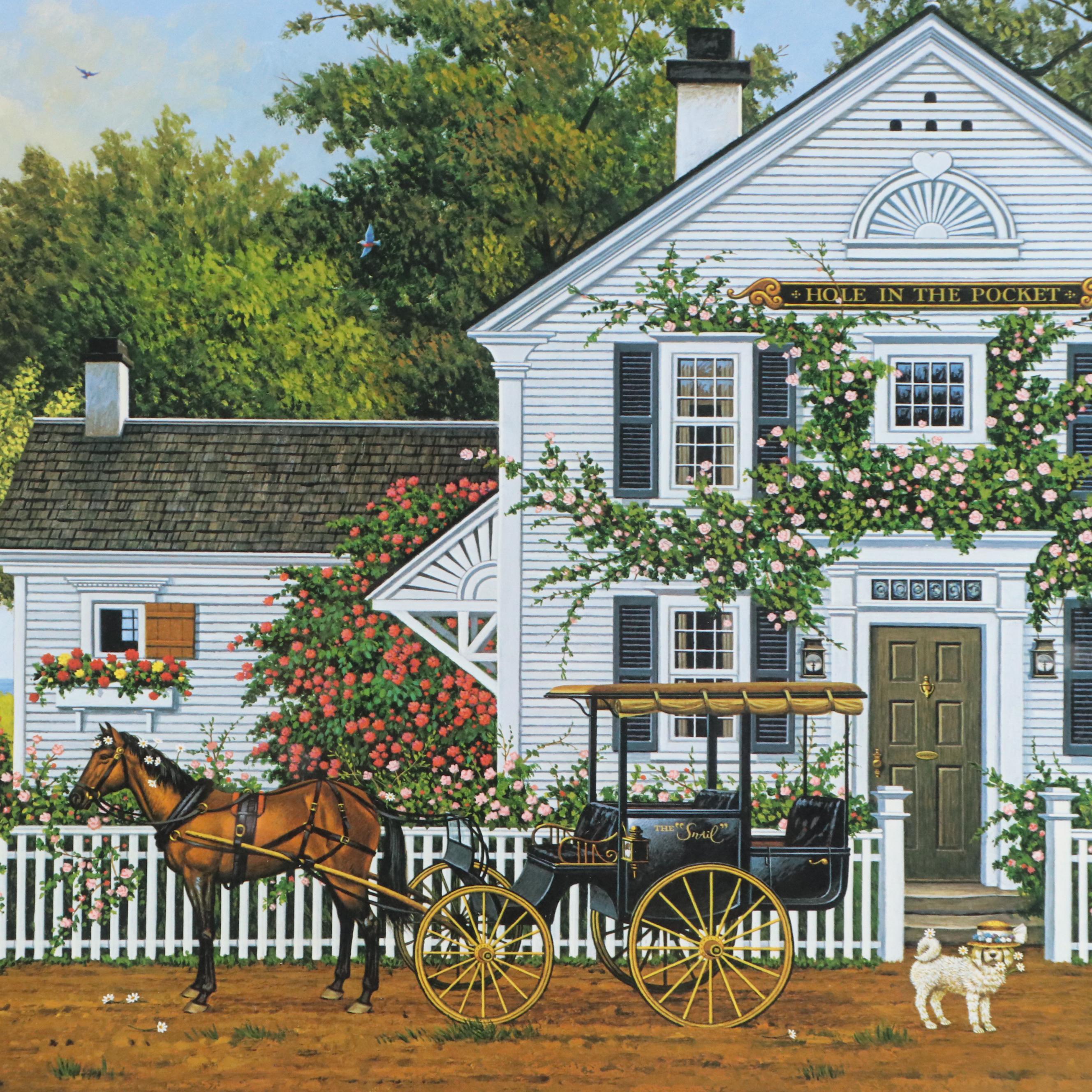 Charles Wysocki Offset Lithograph "Fun Lovin' Silly Folks," 1989