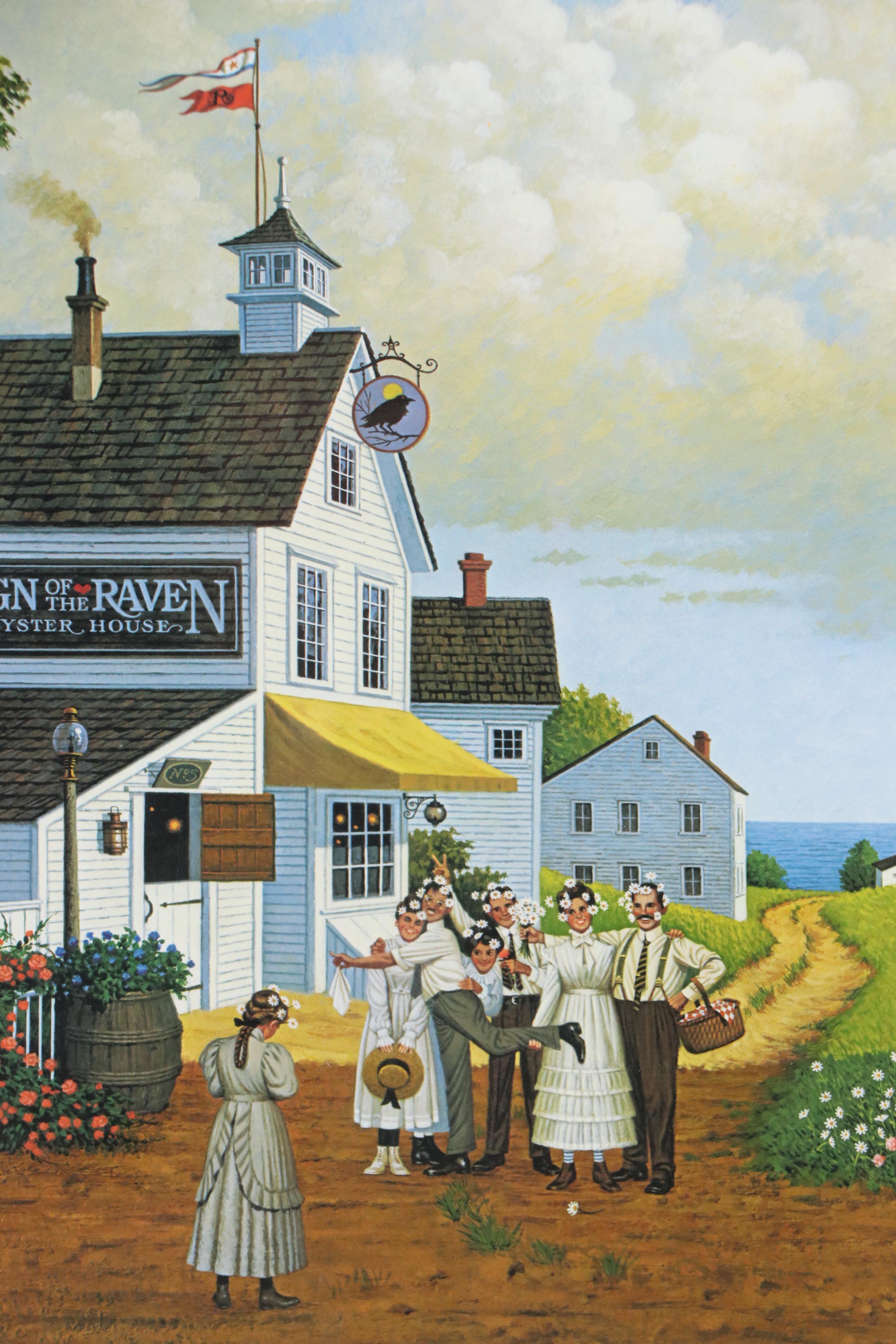 Charles Wysocki Offset Lithograph "Fun Lovin' Silly Folks," 1989
