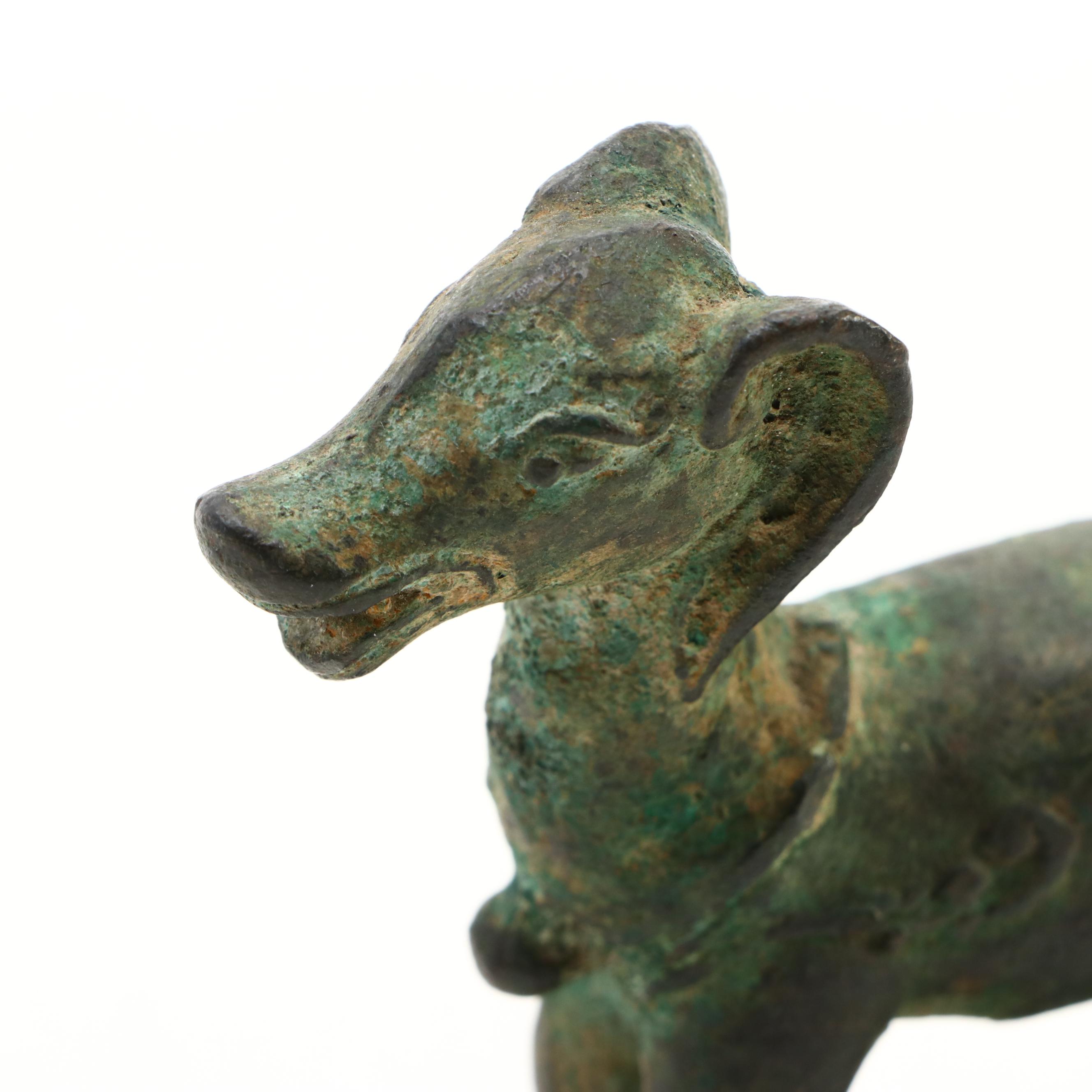 Cast Metal Hellhound Figurine