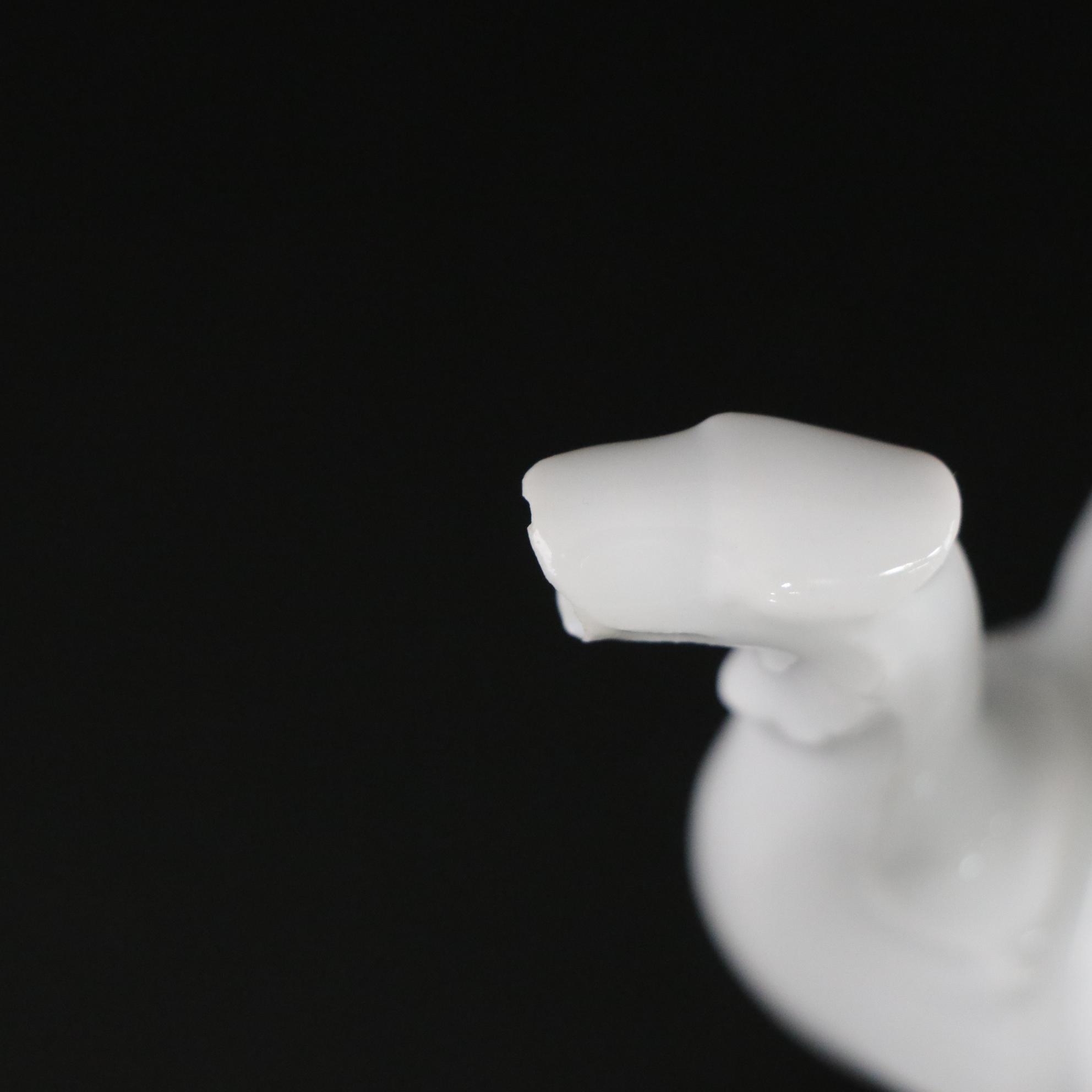 Pillivuyt Porcelain Baking Dish with Teapot, Bone Dishes, and Two Jewelry Stands