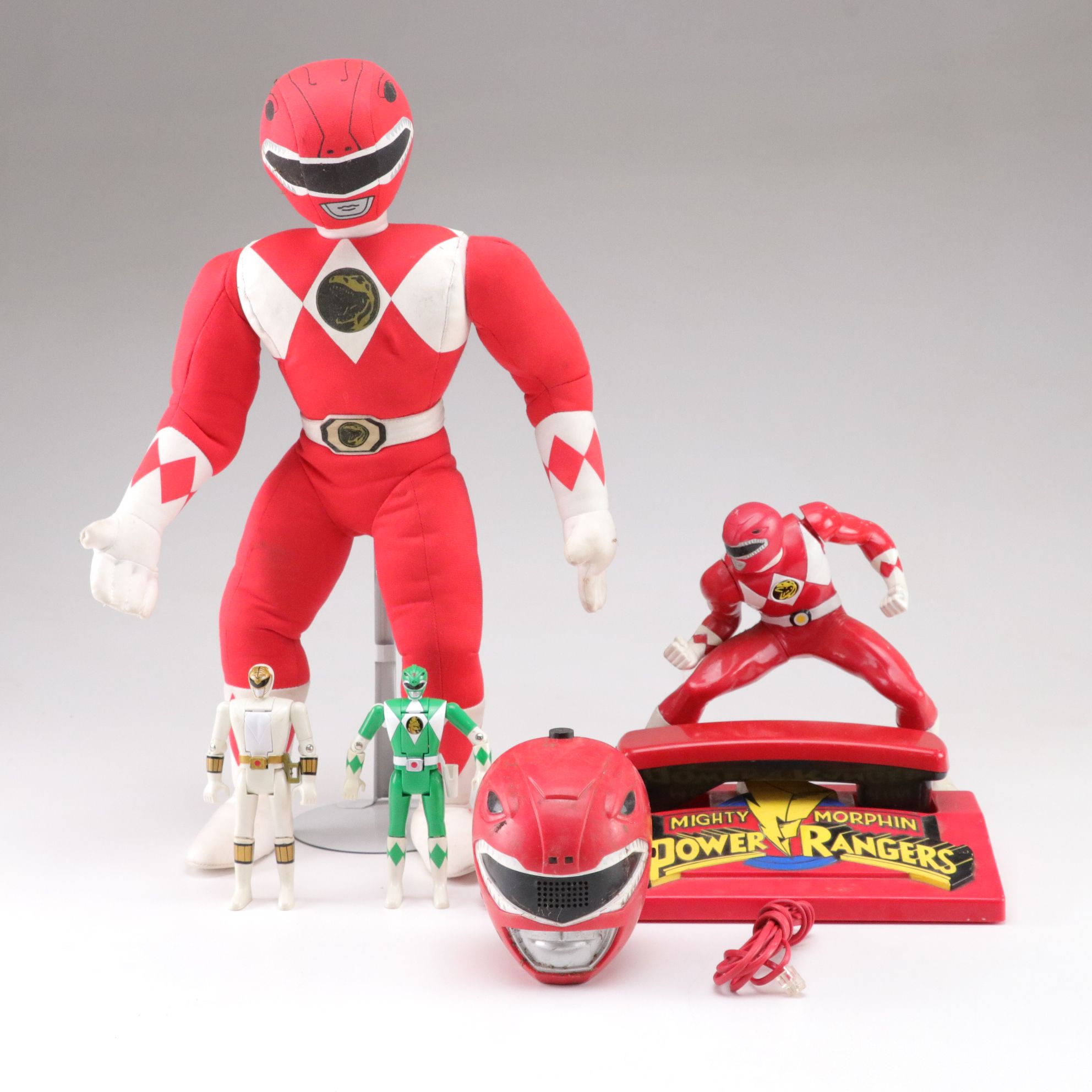 Mighty Morphin Power Rangers Telephone & Collectibles