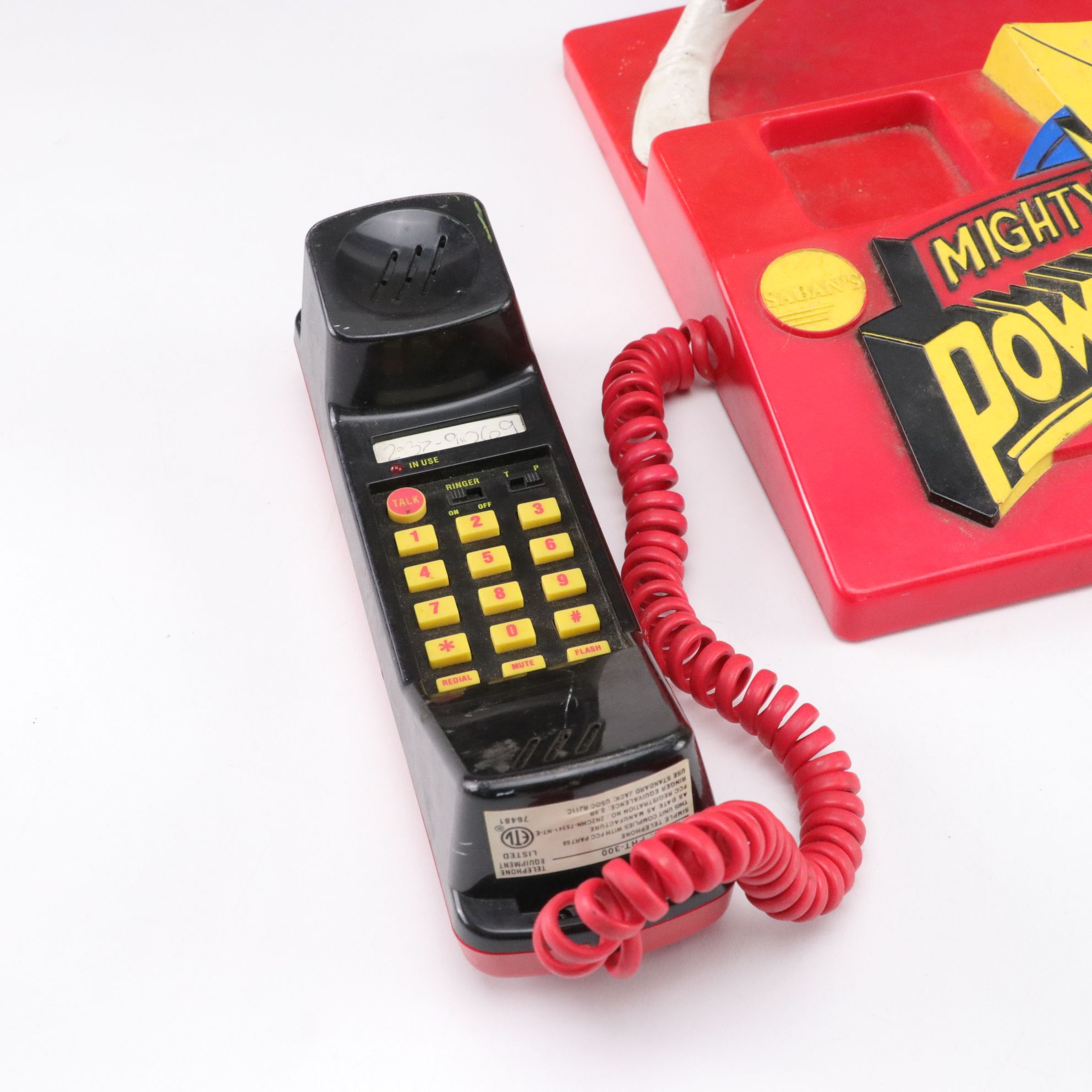 Mighty Morphin Power Rangers Telephone & Collectibles