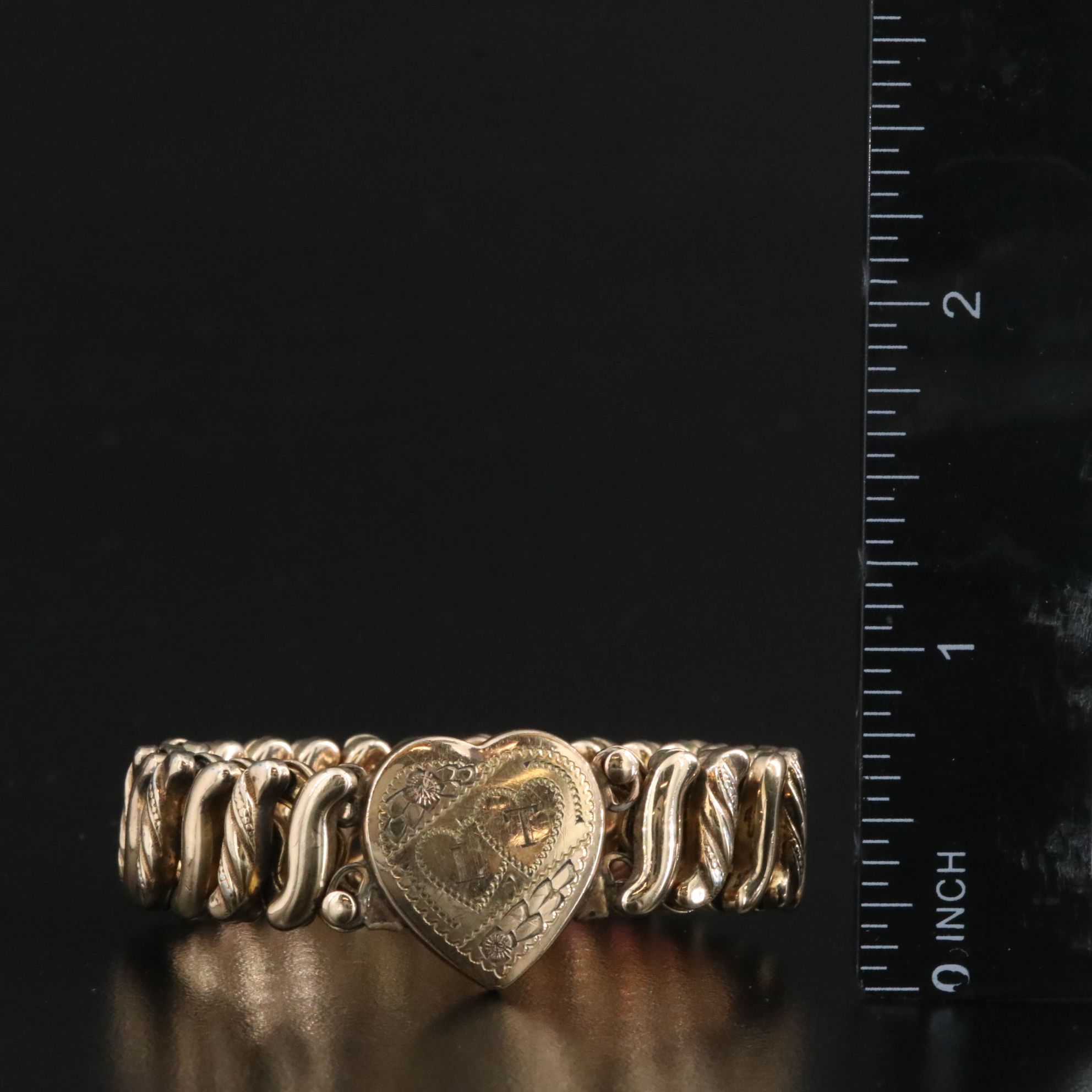 1920s D.F. Briggs Carmen Sweetheart Expansion Bracelet