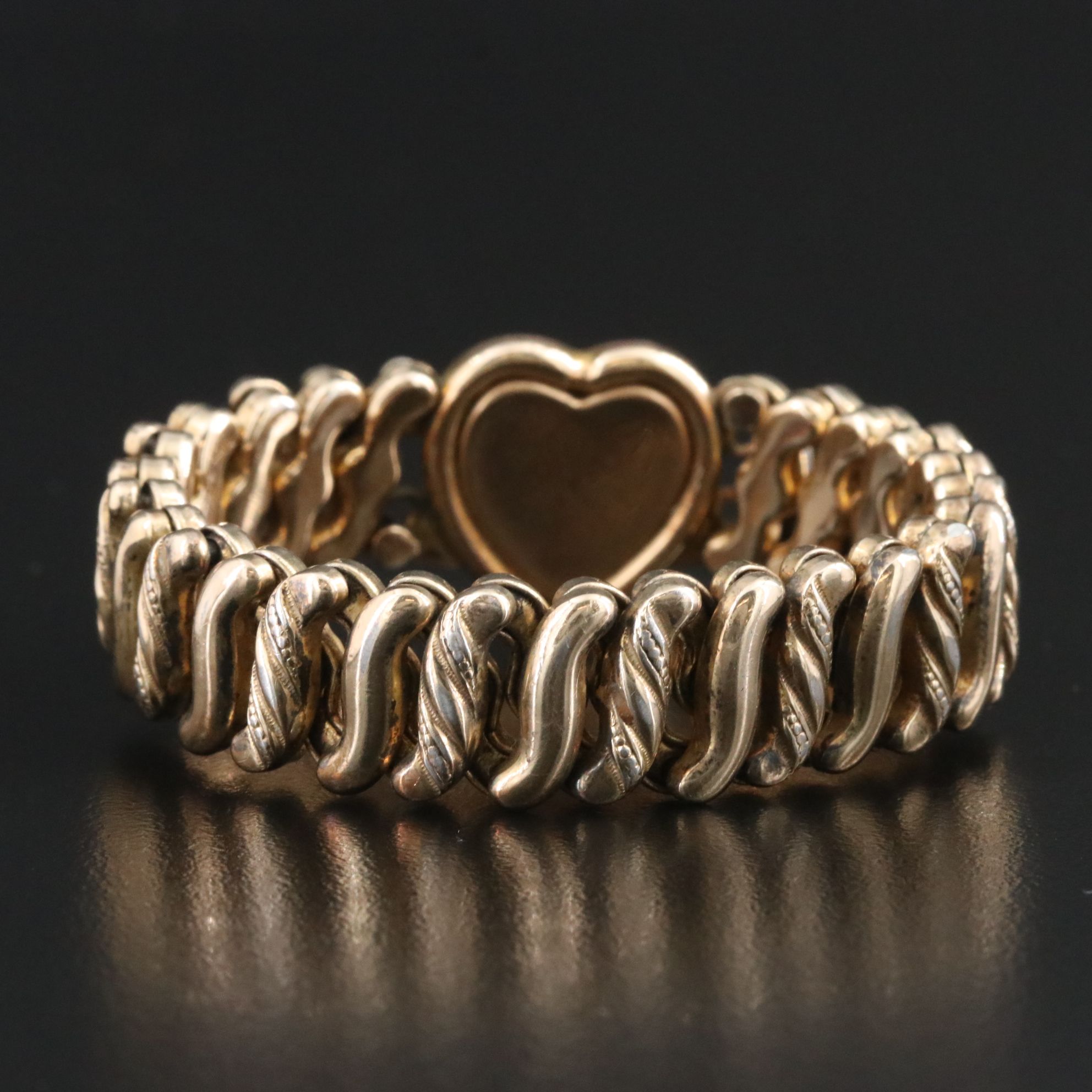 1920s D.F. Briggs Carmen Sweetheart Expansion Bracelet