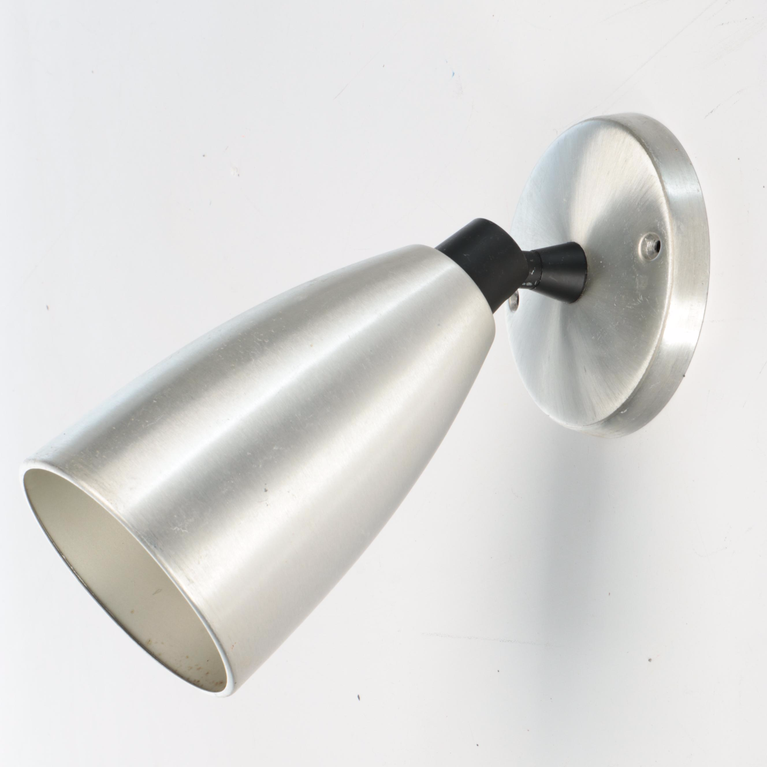 Industrial Style Aluminum Swivel Wall Sconce