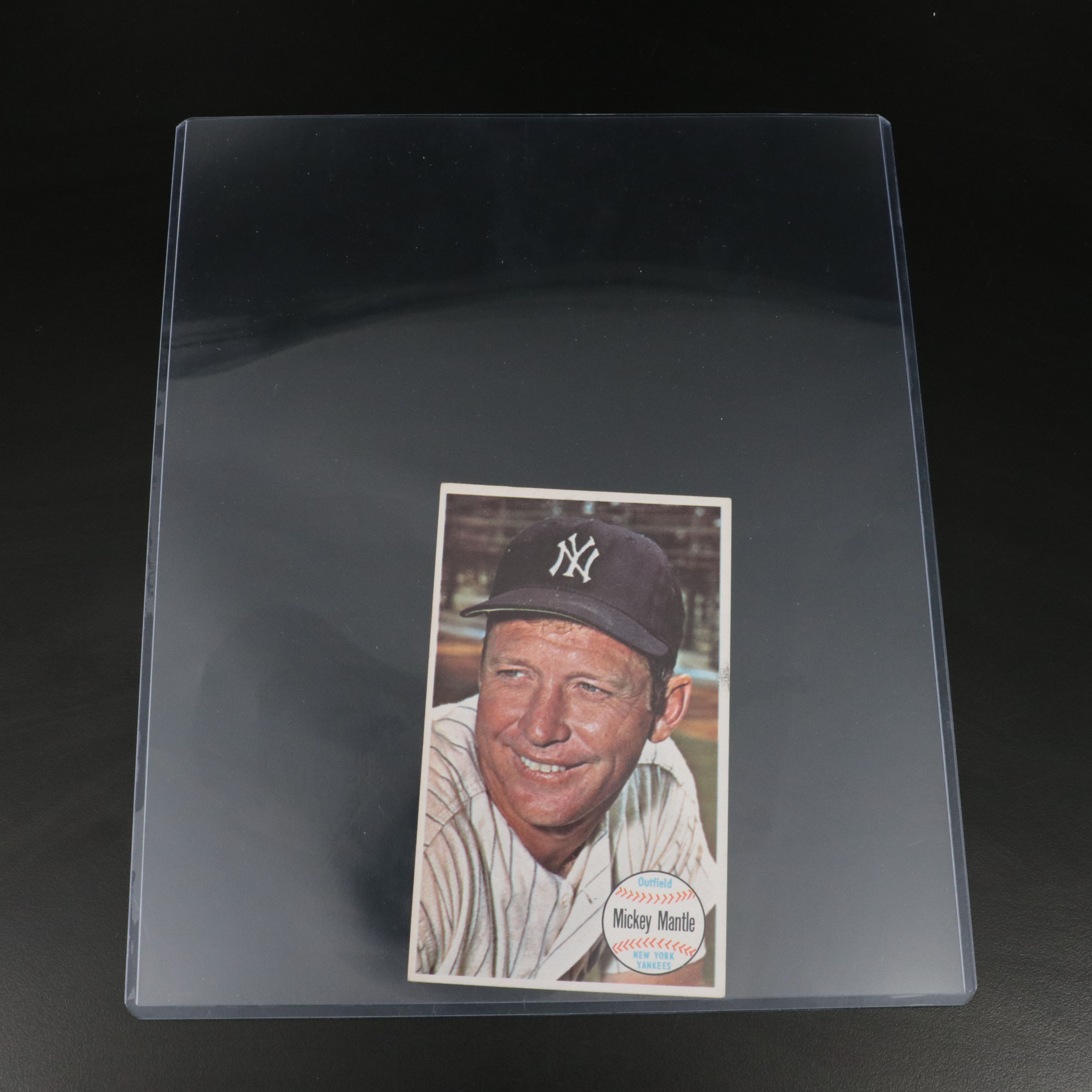 1964 Topps Giants Mickey Mantle New York Yankees Baseball Card