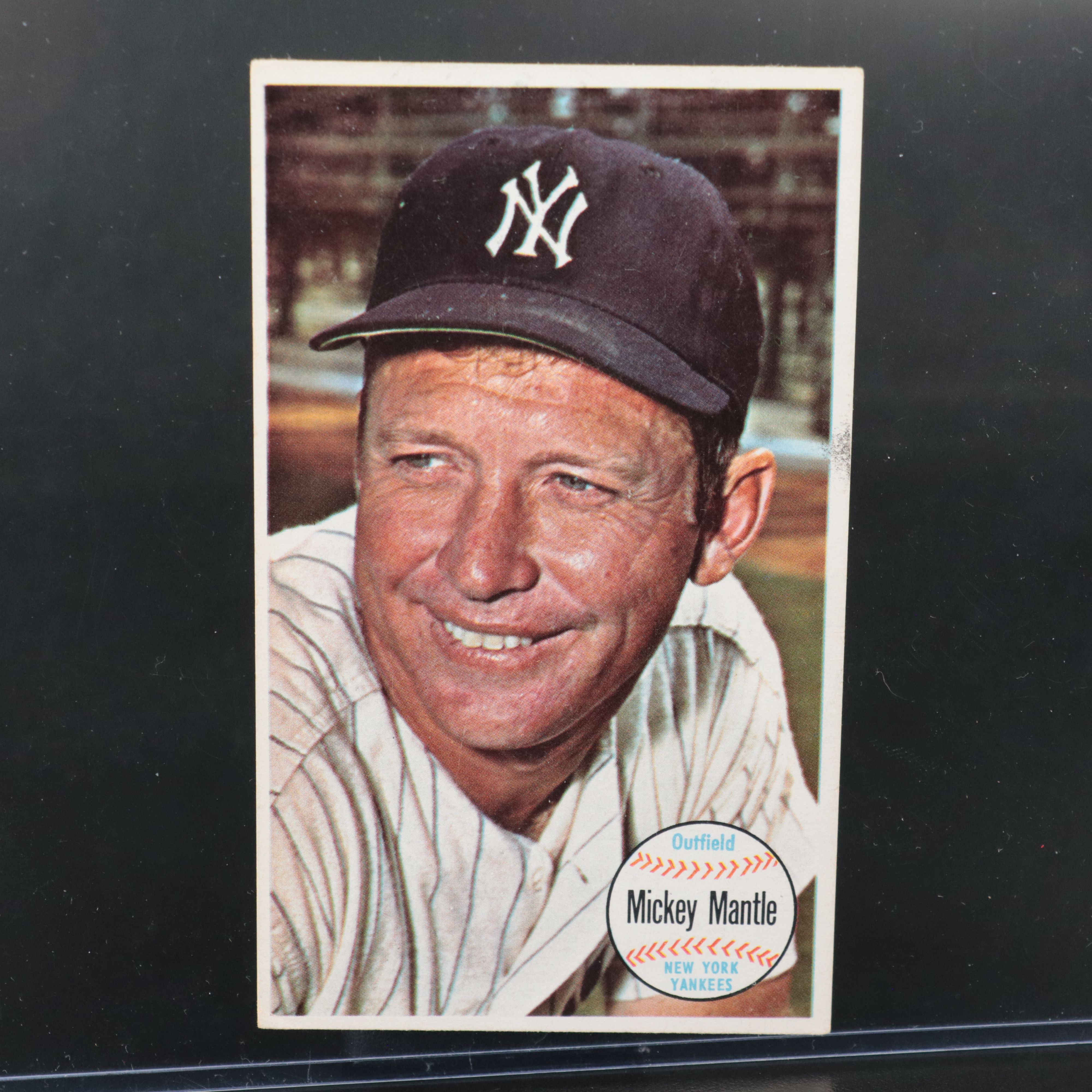 1964 Topps Giants Mickey Mantle New York Yankees Baseball Card