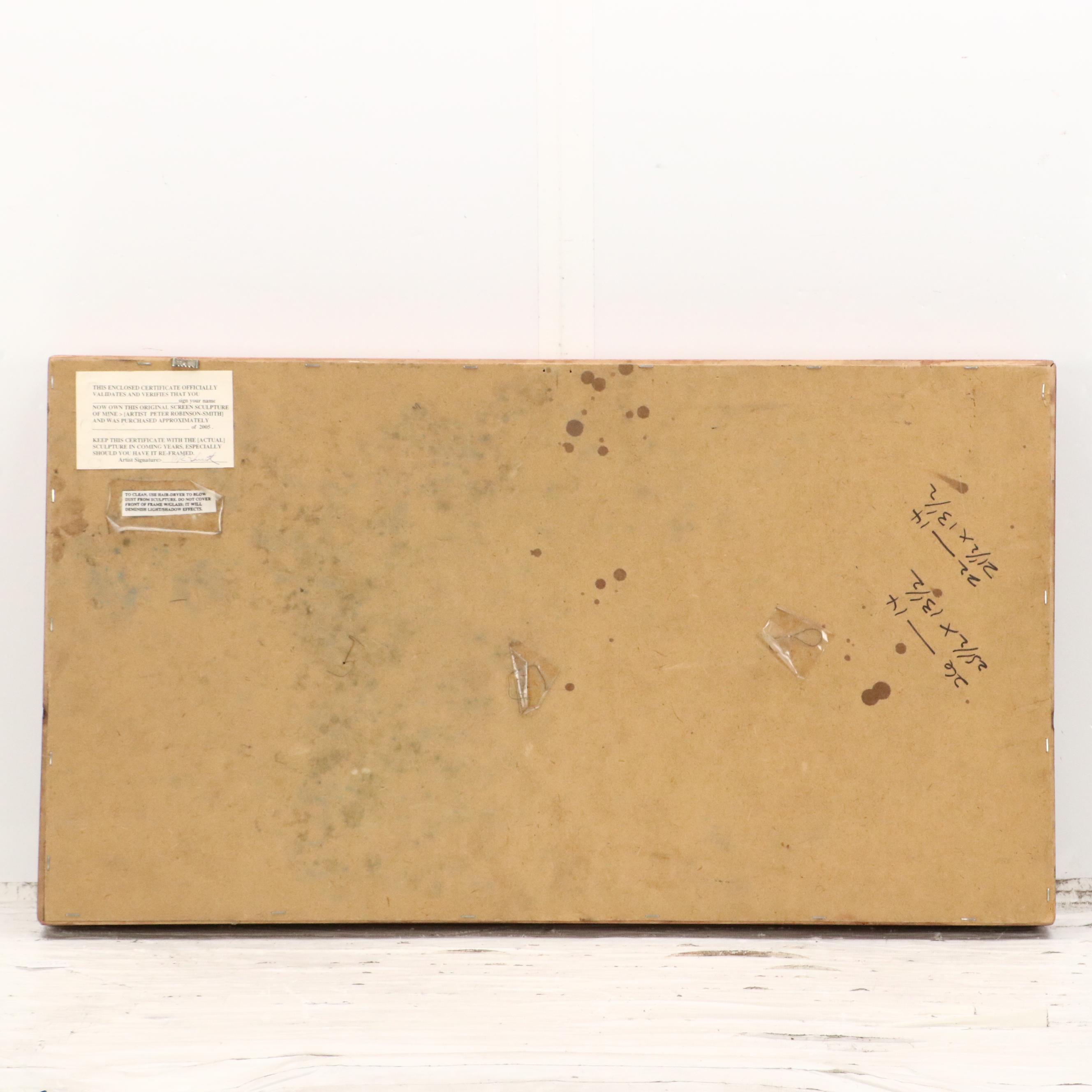 Equine Screen Sculpture Wall Relief Panel "Wild Horses," 2005