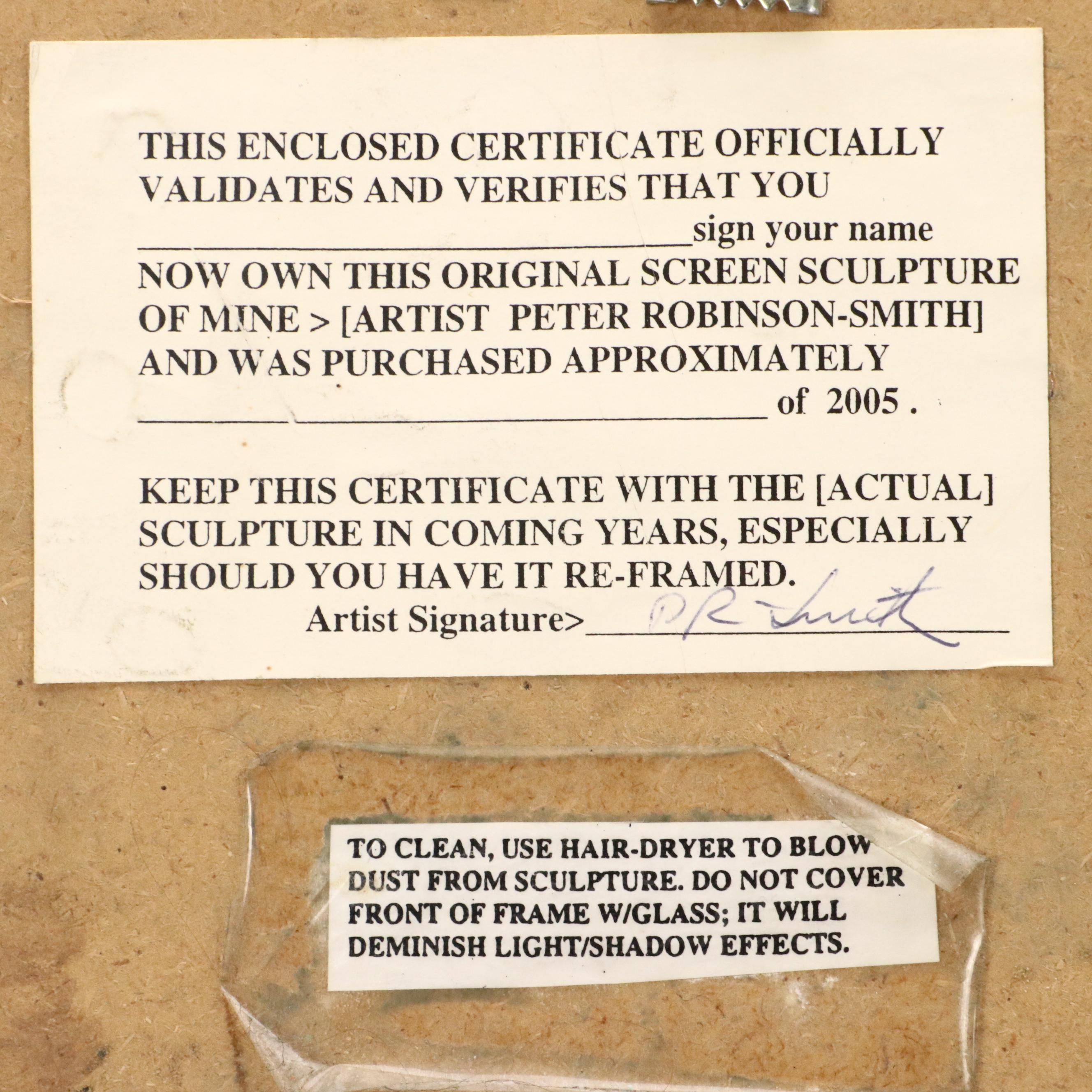 Equine Screen Sculpture Wall Relief Panel "Wild Horses," 2005