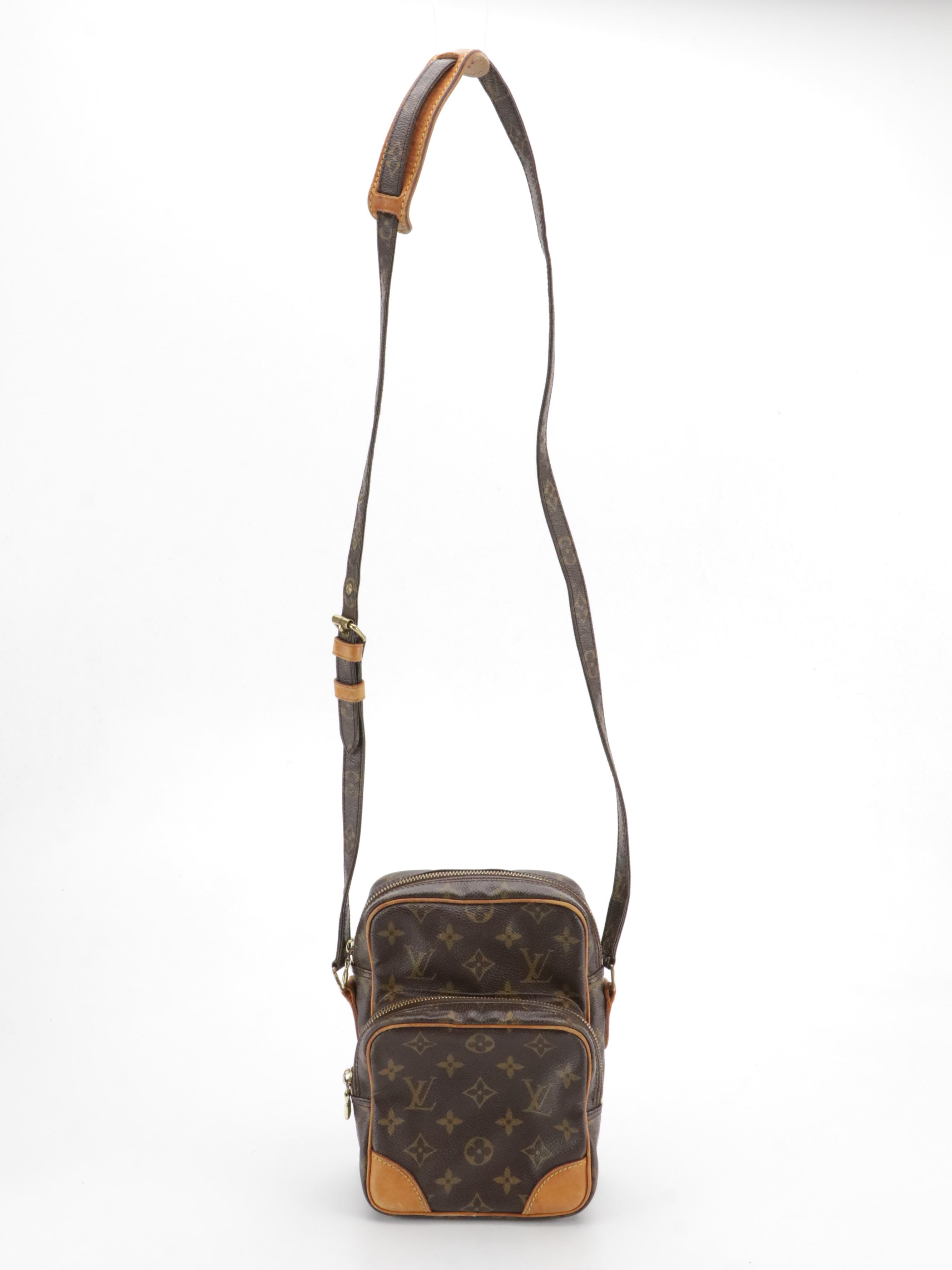 Louis Vuitton Amazone Crossbody Bag in Monogram Canvas and Vachetta Leather