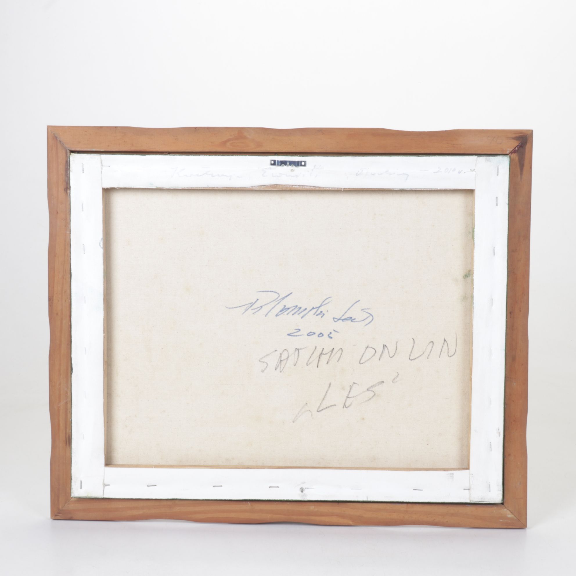 Impressionist Landscape Oil Painting of Forest Riverbank Near Mountain Foothills